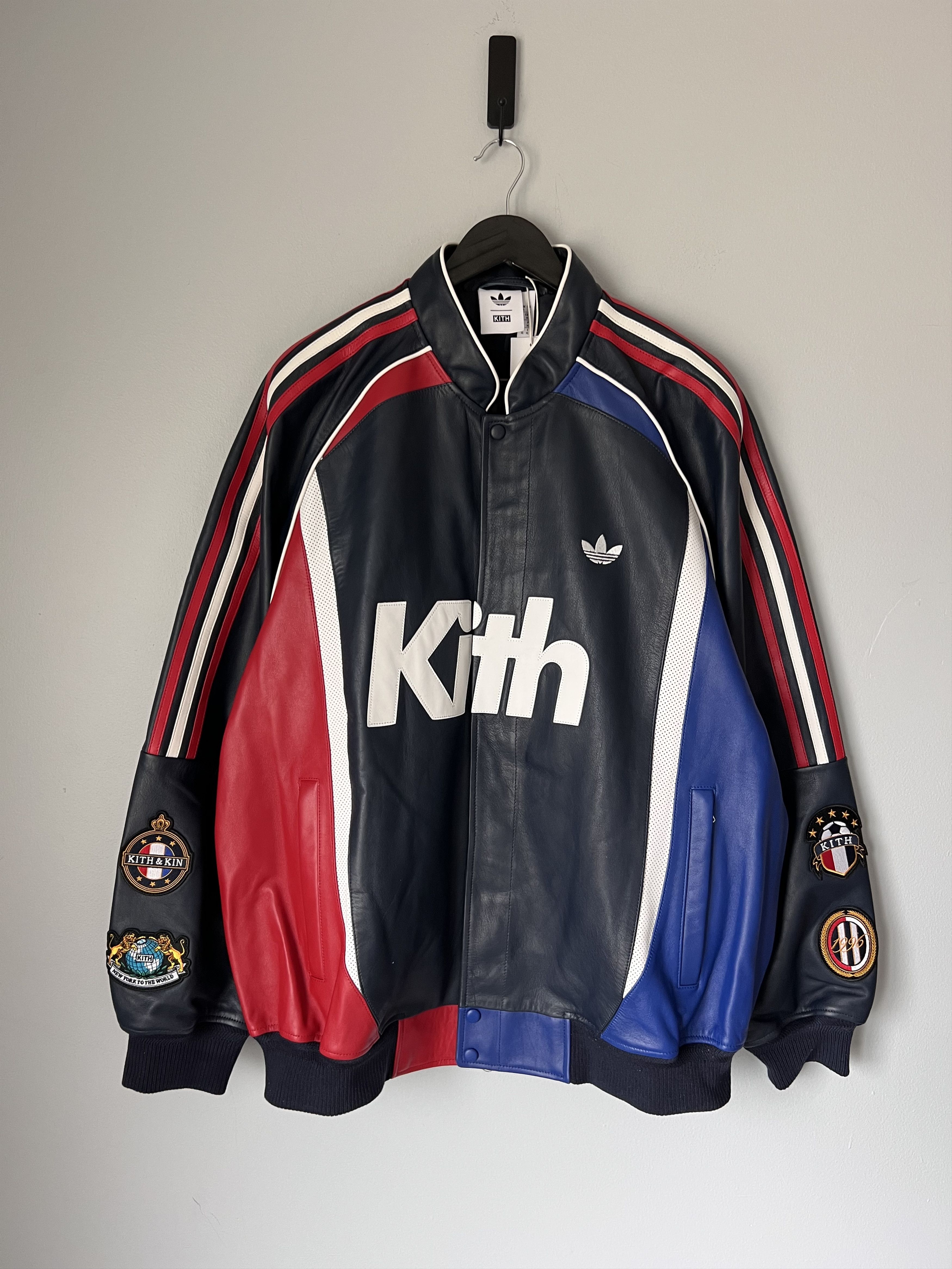 ジャケット・アウター Kith Leather Coaches Jacket Kith Leather Coaches Jacket AllureKith Leather Coaches
