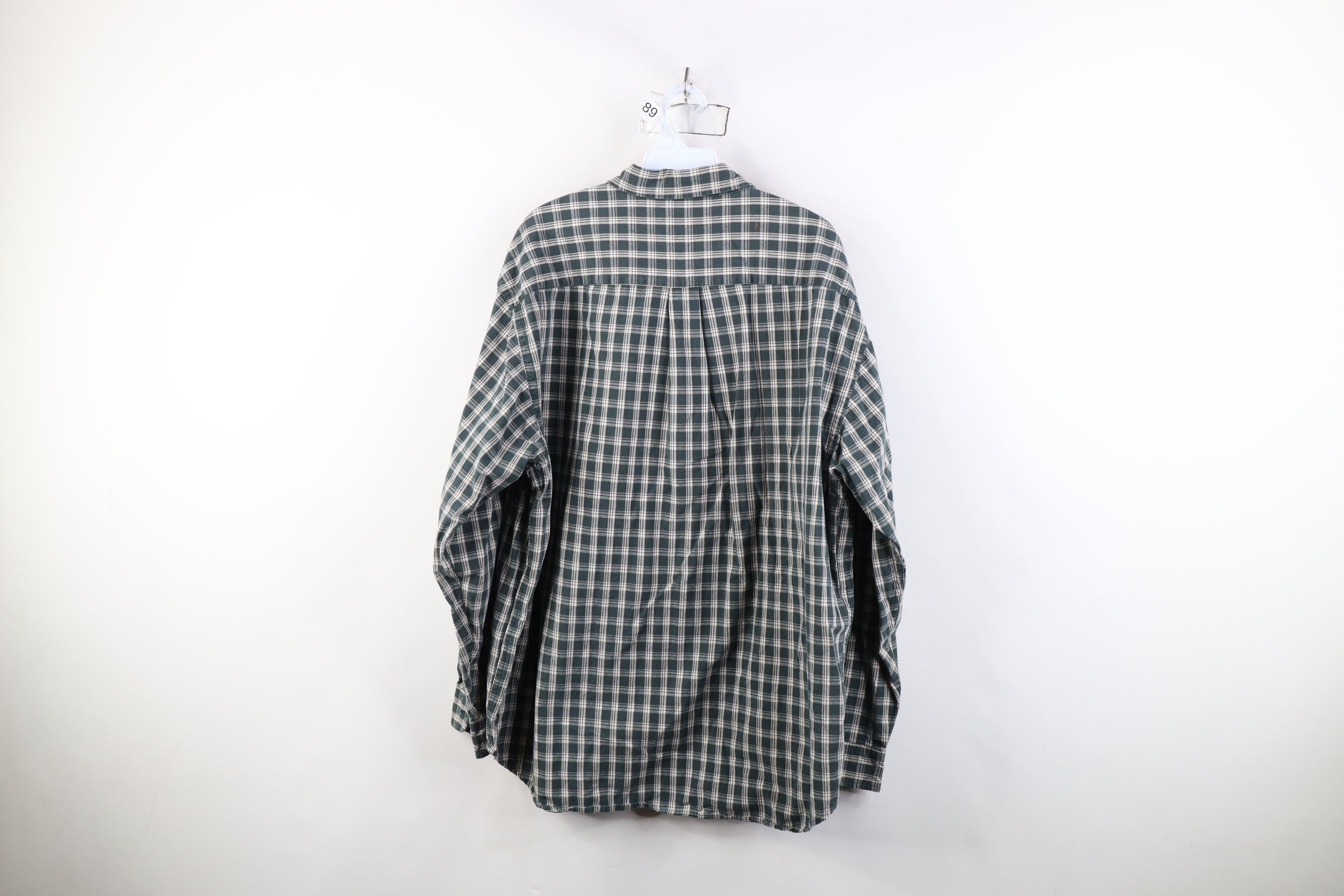 Eddie Bauer Vtg 90s Y2K Eddie Bauer Heavy Canvas Button Down Shirt Plaid Size US L / EU 52-54 / 3 - 8 Thumbnail