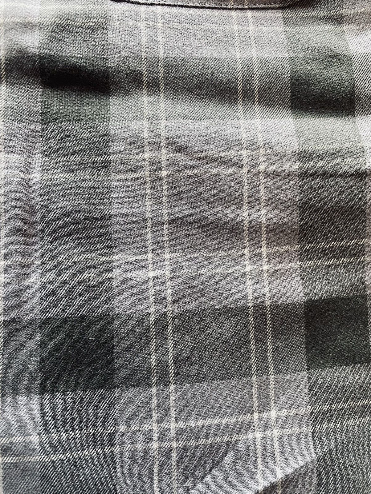 Thom Browne Thom Browne grey/lt grey flannel windowpane check 1 NWT Size US 35 - 8 Thumbnail