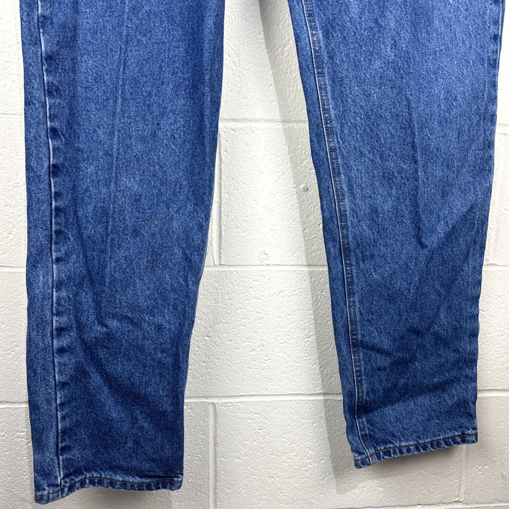 Carhartt VINTAGE Carhartt Jeans B17 DST Men 40x34 Medium Wash 36 Inseam 5-Pocket Logo Zipper Button Relaxed Std Straight Mens Size US 40 / EU 56 - 6 Thumbnail
