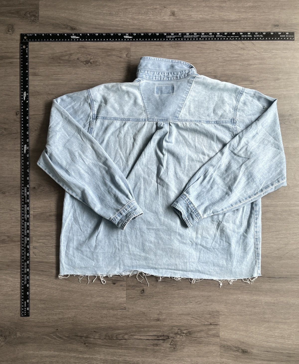 Vintage × Wrangler Vintage Wrangler “Cropped Rugged Wear” Button-up (No Sz.) Size US L / EU 52-54 / 3 - 6 Thumbnail
