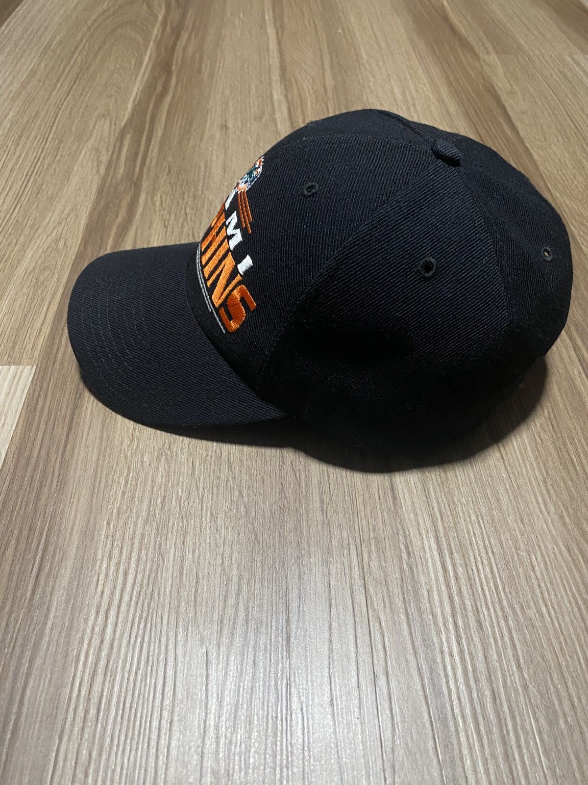 NFL × Twins × Vintage Miami Dolphins Vintage Embroidered Wool Blend Twins Size ONE SIZE - 2 Thumbnail