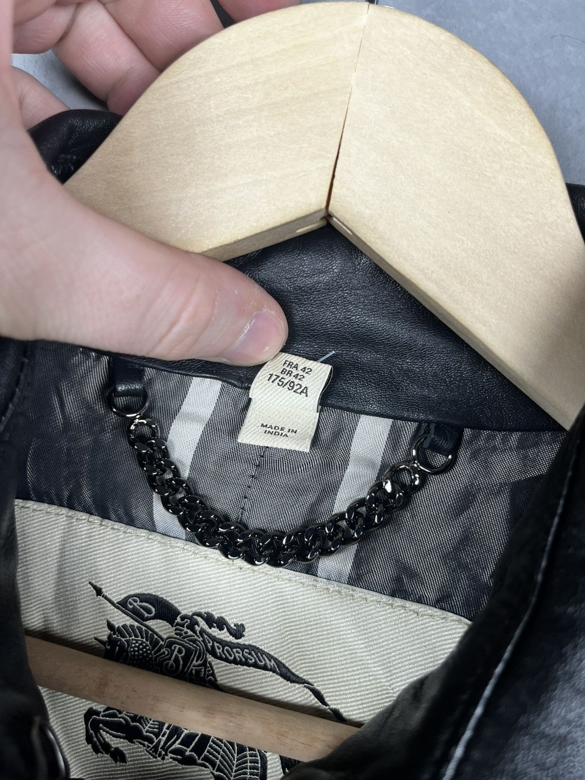 Burberry Burberry avant garde y2k leather coat jacket RARE Size M / US 6-8 / IT 42-44 - 8 Thumbnail