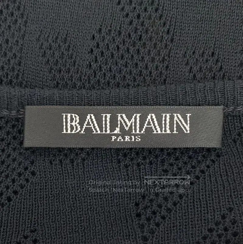 Balmain Balmain Black Cotton Women's Dress Size M . Size M / US 6-8 / IT 42-44 - 5 Thumbnail