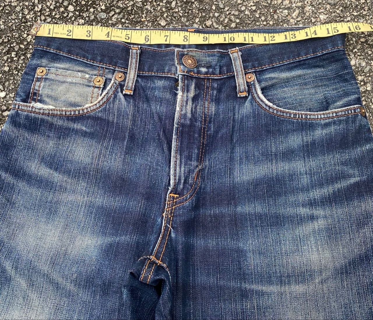 Edwin Vintage Edwin Distressed Denim Size US 31 - 8 Thumbnail