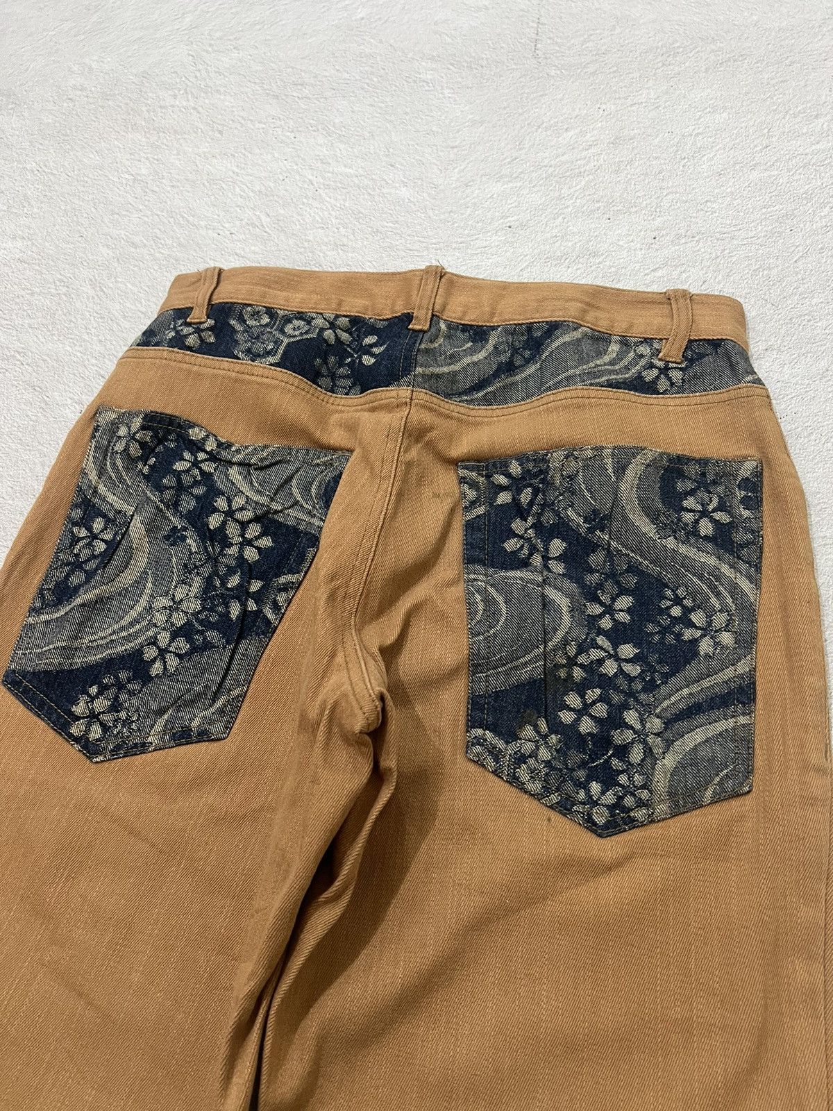 Kapital 2000s Japanese Hysteric Sukajan Raw Flare Jeans y2k Lgb Size US 30 / EU 46 - 3 Thumbnail