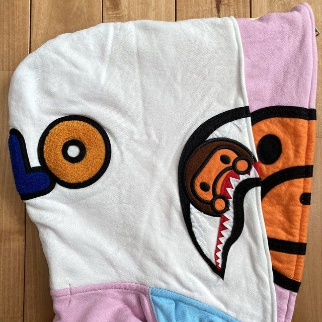 Bape BAPE Milo Shark Full Zip Hoodie a bathing ape candy color Size US XL / EU 56 / 4 - 4 Thumbnail