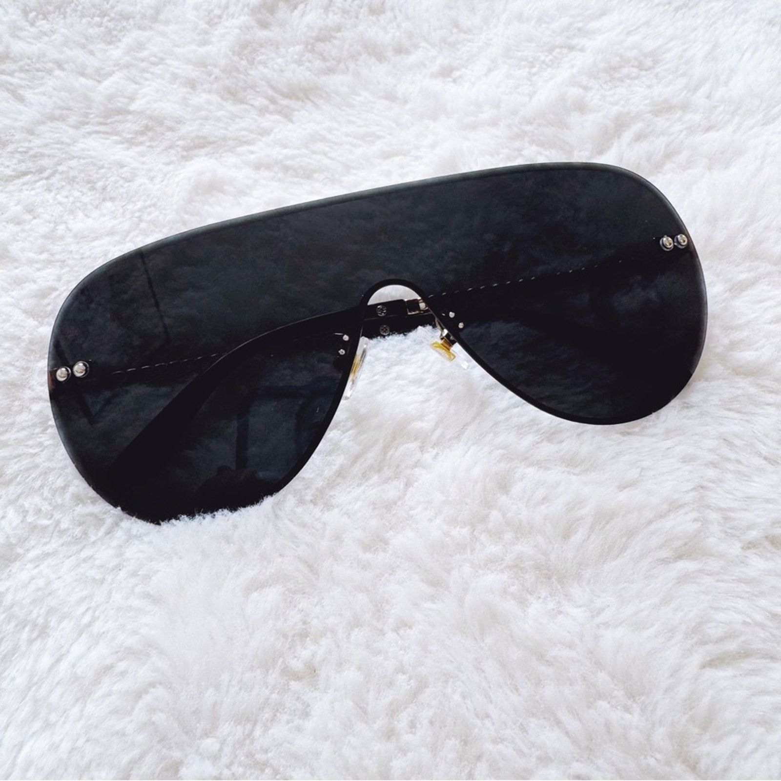 Other Jasmine Black Sleek Single-Lens Sunglasses Size ONE SIZE - 3 Thumbnail