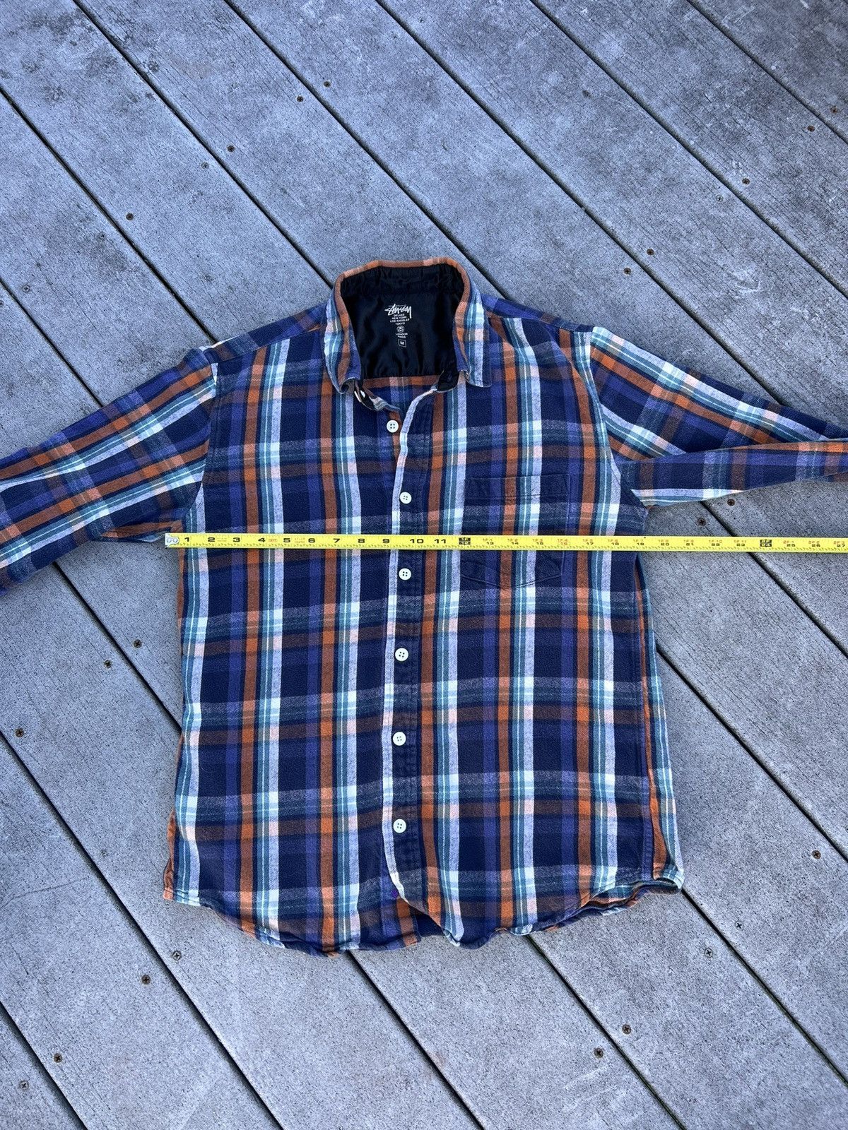 Stussy × Vintage Stüssy flannel Shirt Size US M / EU 48-50 / 2 - 4 Thumbnail