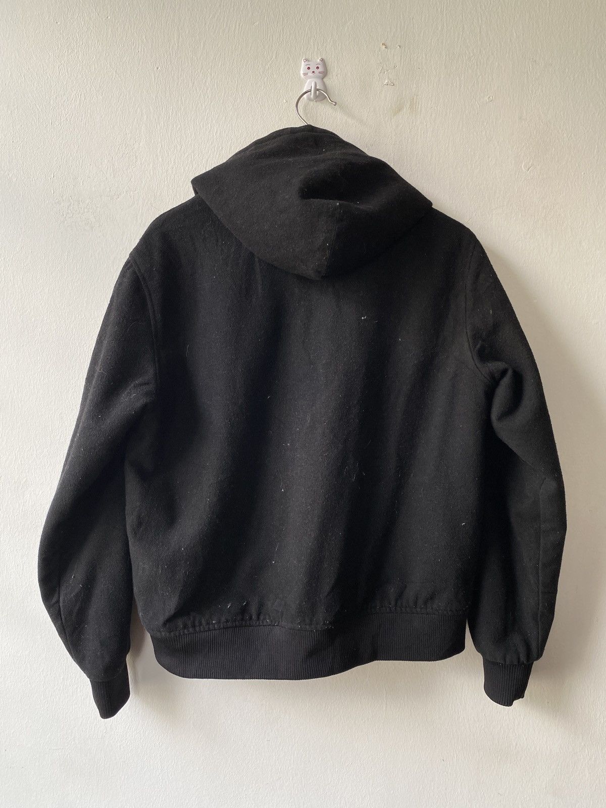 Japanese Brand 2000s - New York Yankees Wool Zipper Hoodie Jacket Size US L / EU 52-54 / 3 - 5 Thumbnail