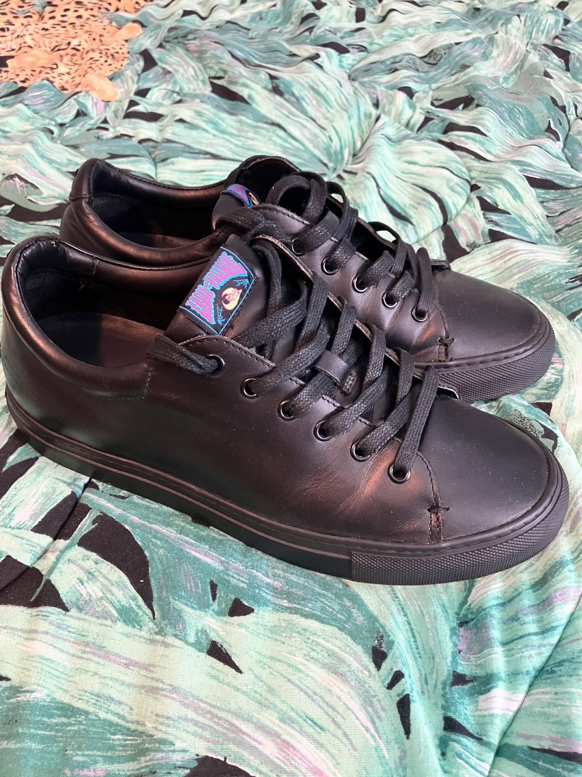 Zadig & Voltaire Fred Low Top Leather Sneakers Made in Italy Size US 8 / EU 41 - 2 Thumbnail