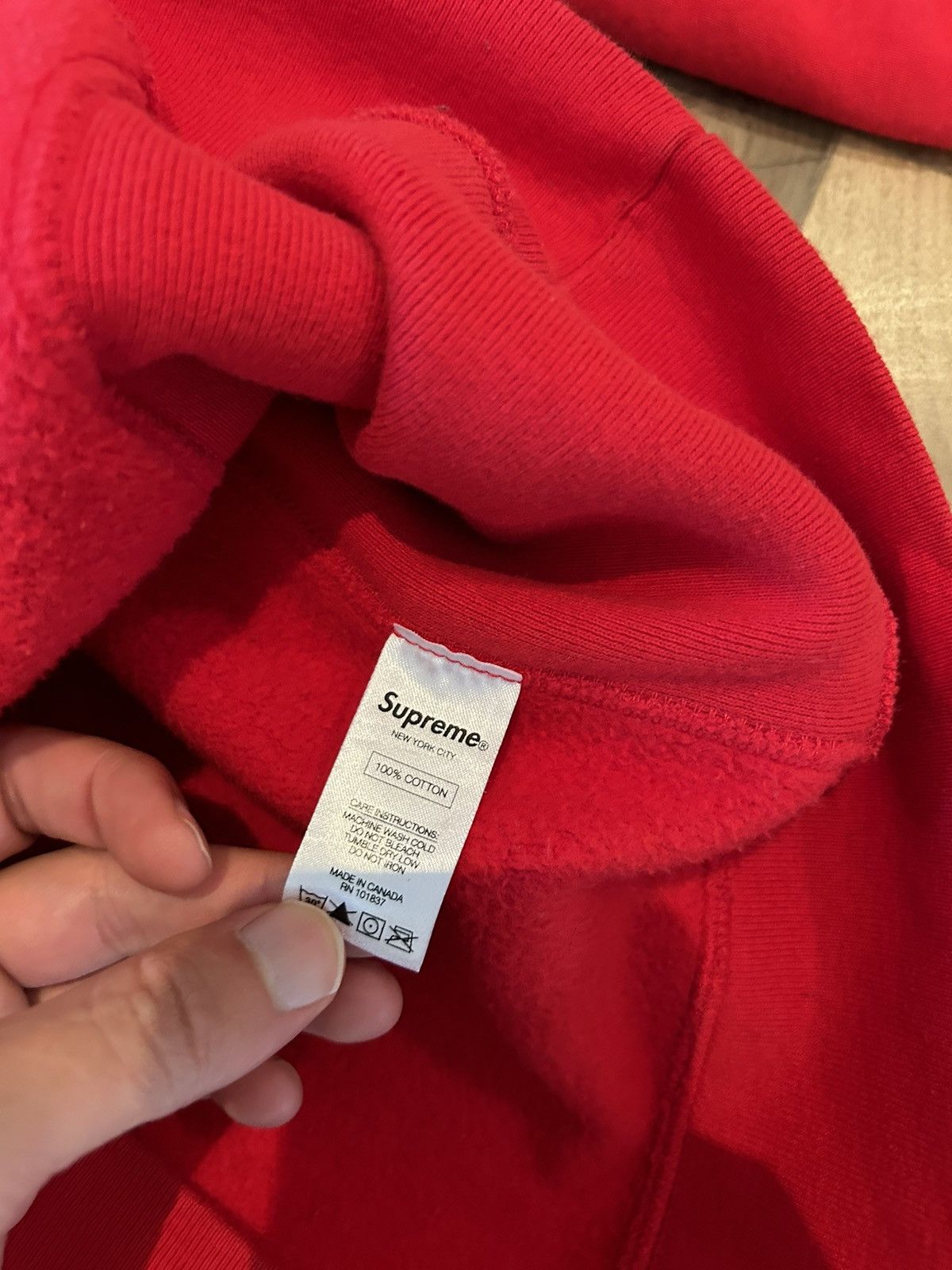 Supreme Supreme Box Logo Hoodie RED/RED Size US XL / EU 56 / 4 - 4 Thumbnail