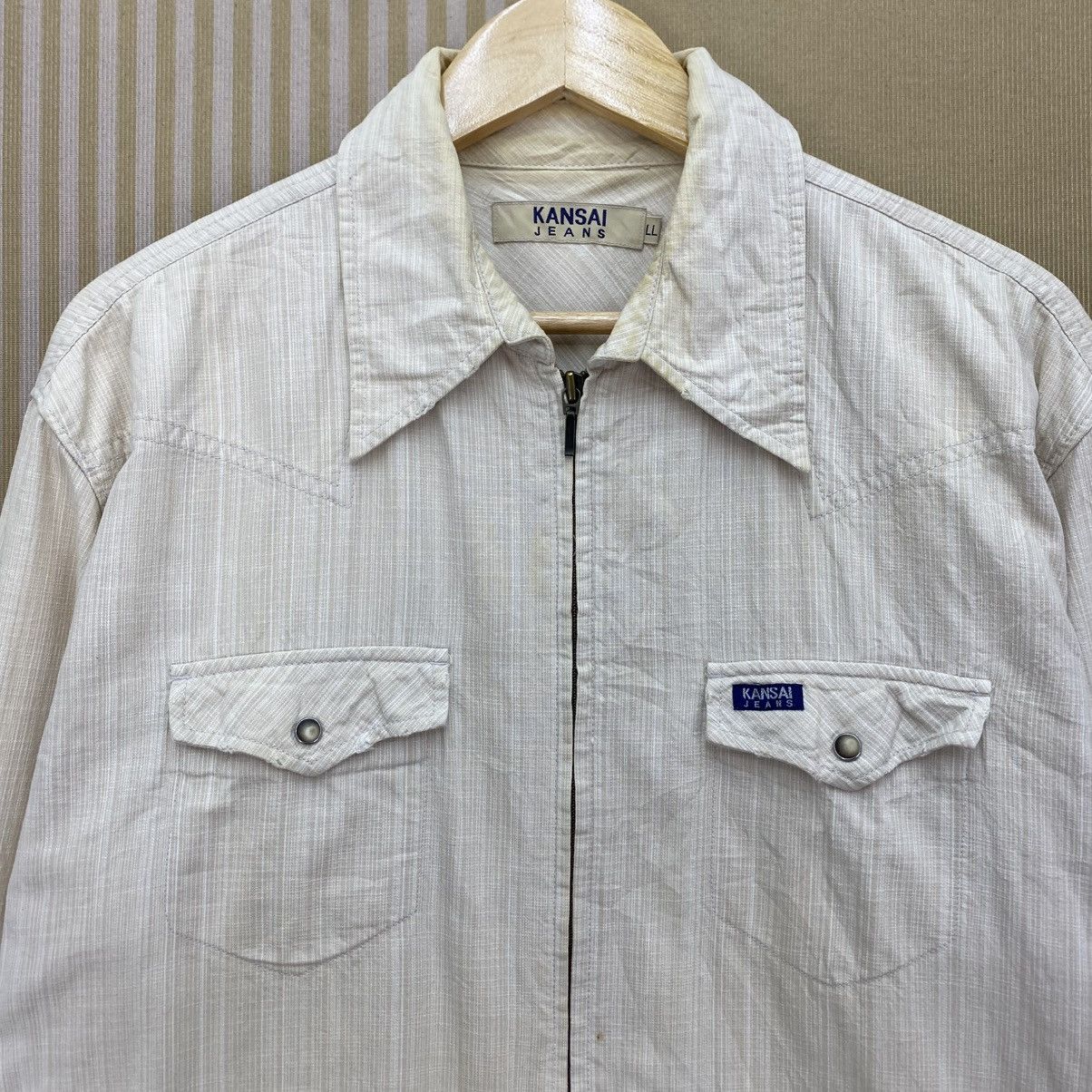 Kansai Yamamoto 🫶Kansai Jeans Western Snap Button Shirt Jacket Size US M / EU 48-50 / 2 - 3 Thumbnail