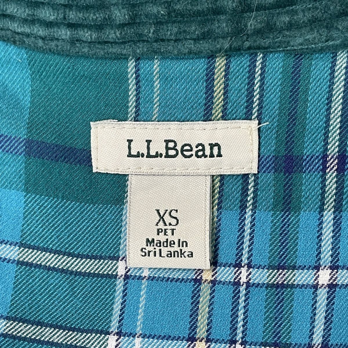 L.L. Bean L.L.Bean Plaid Corduroy Button Up Jacket Size US XS / EU 42 / 0 - 13 Thumbnail