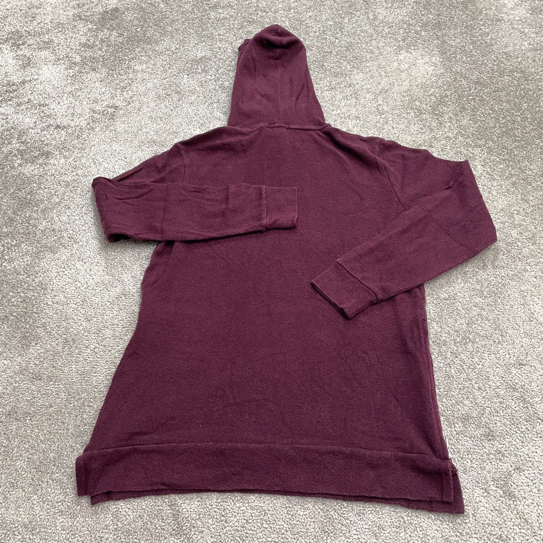 Forever 21 FOREVER 21 Hoodie Pullover Sweatshirt Mens Small Maroon Zip Hooded All Seasons Outdoor Casual Regular Fit Knitt Red/Cotton Size US S / EU 44-46 / 1 - 2 Thumbnail