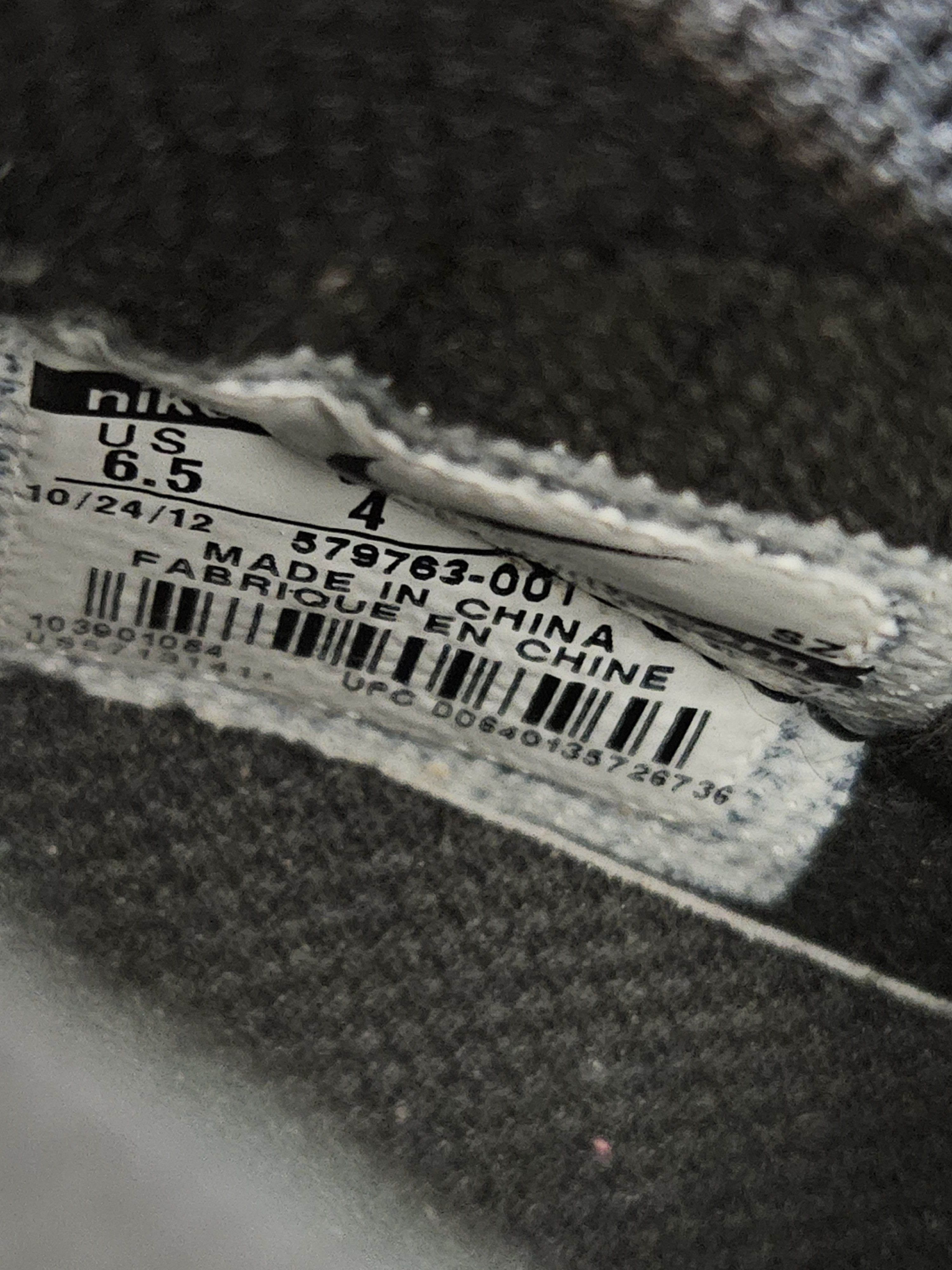 Nike 2012 NIKE DUNK SKY HI ESSENTIAL Wedge "Black Sail" Size US 6.5 / IT 36.5 - 12 Thumbnail