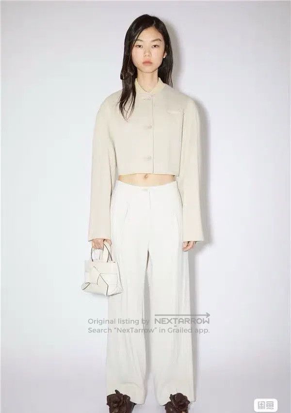 Acne Studios Acne Studios Solid Color Single-breasted Short Crop Waist Size XS / US 0-2 / IT 36-38 - 2 Thumbnail