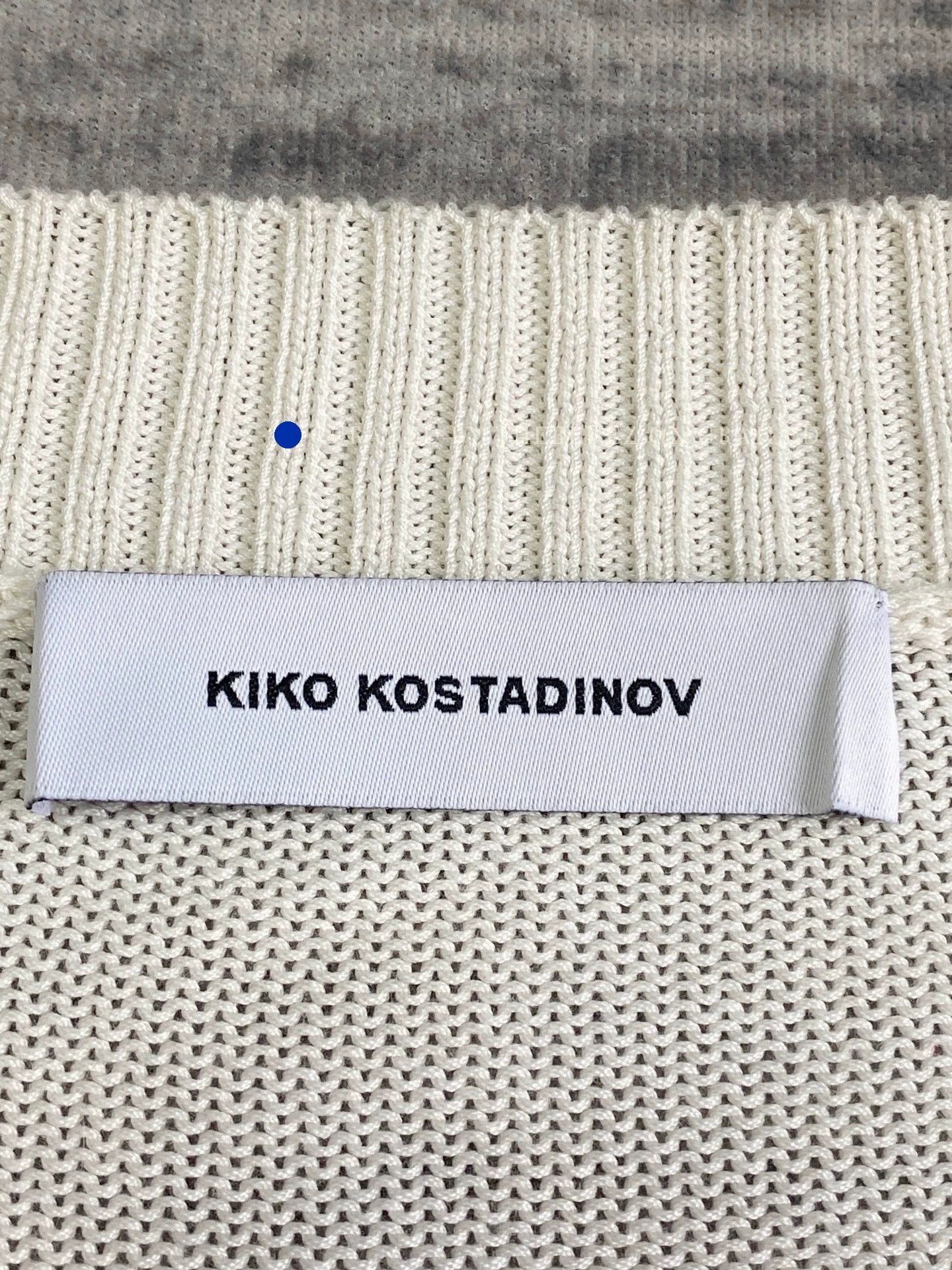 Kiko Kostadinov Graffiti Floral Knit Pullover Size US S / EU 44-46 / 1 - 1 Preview