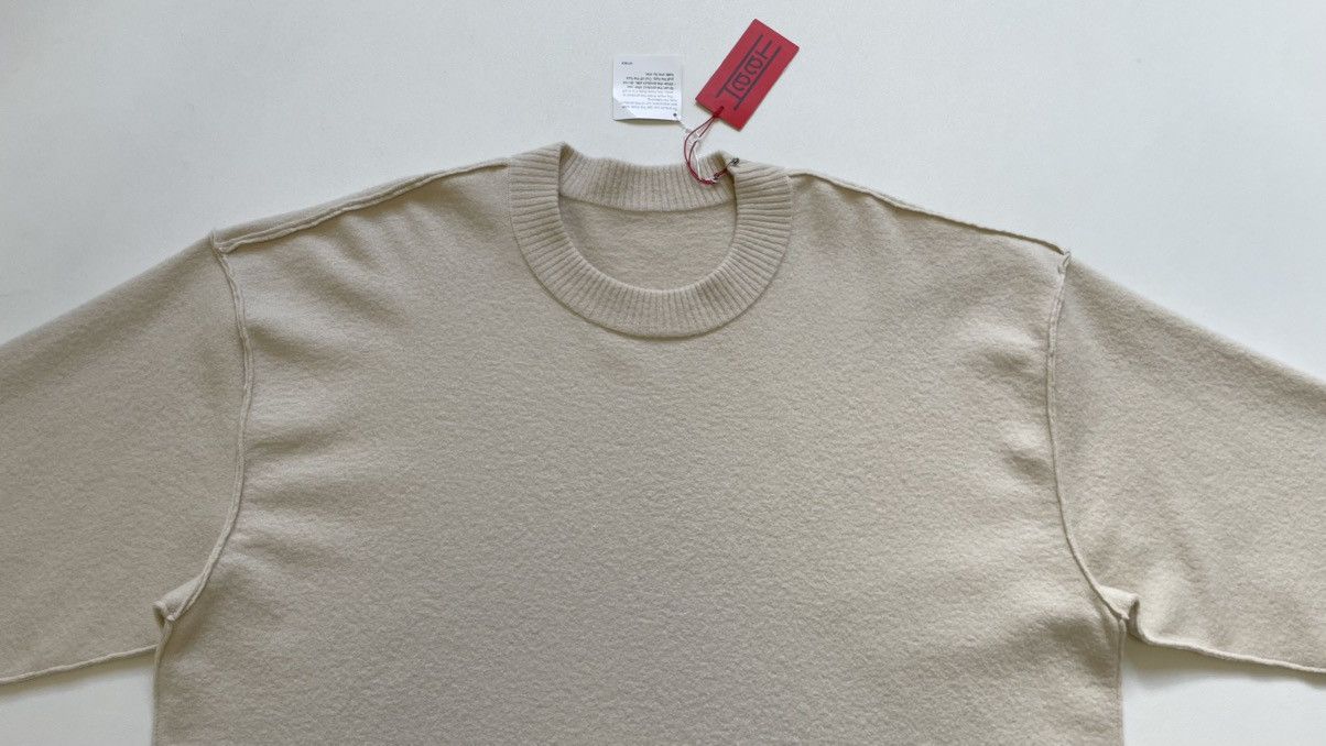 Issey Miyake Cream Wool ‘Inside Out Seams’ Sweater Size US L / EU 52-54 / 3 - 2 Thumbnail