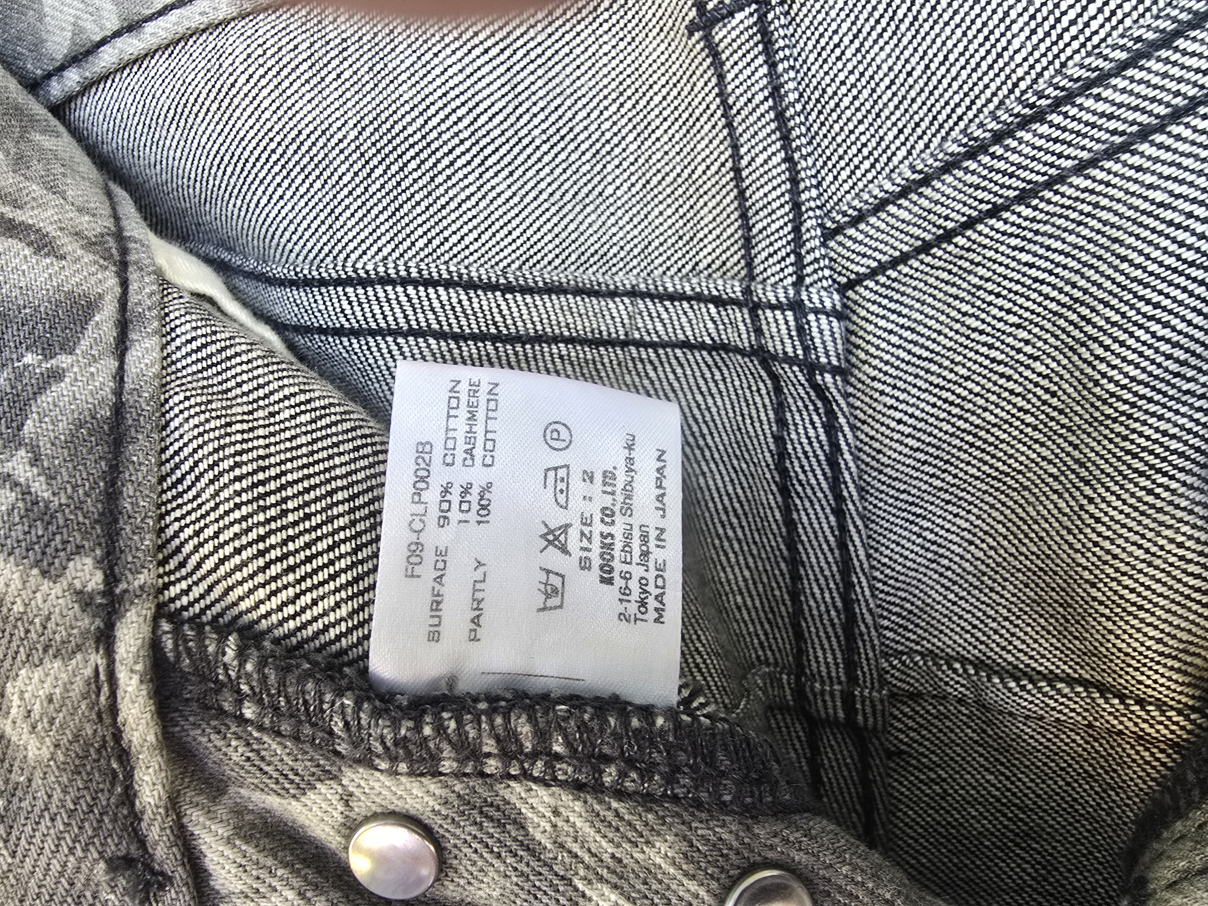 Number (N)ine Number (N)ine AW2009 "Touch Me I'm Sick" Denim Size US 32 / EU 48 - 7 Thumbnail