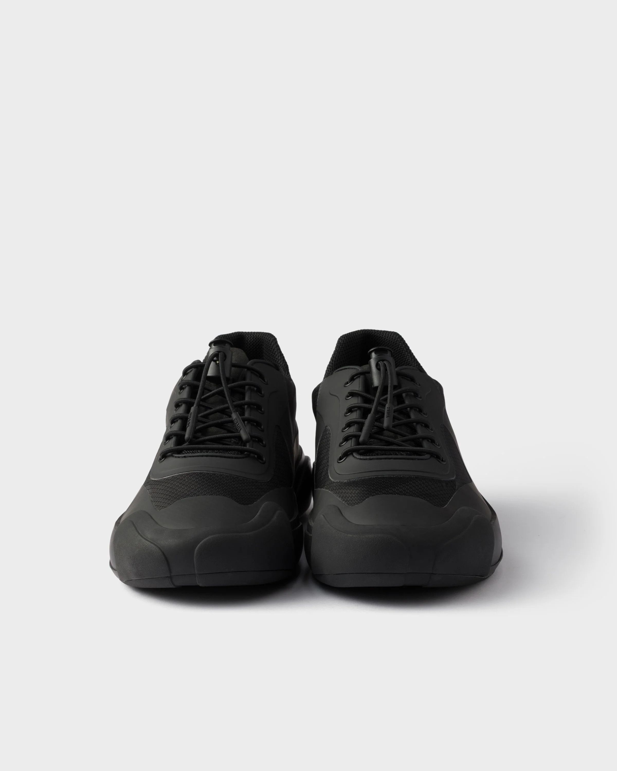 Prada o1la1rc1a0226 Technical Fabric Sneakers in Black Size US 10 / EU 43 - 5 Thumbnail