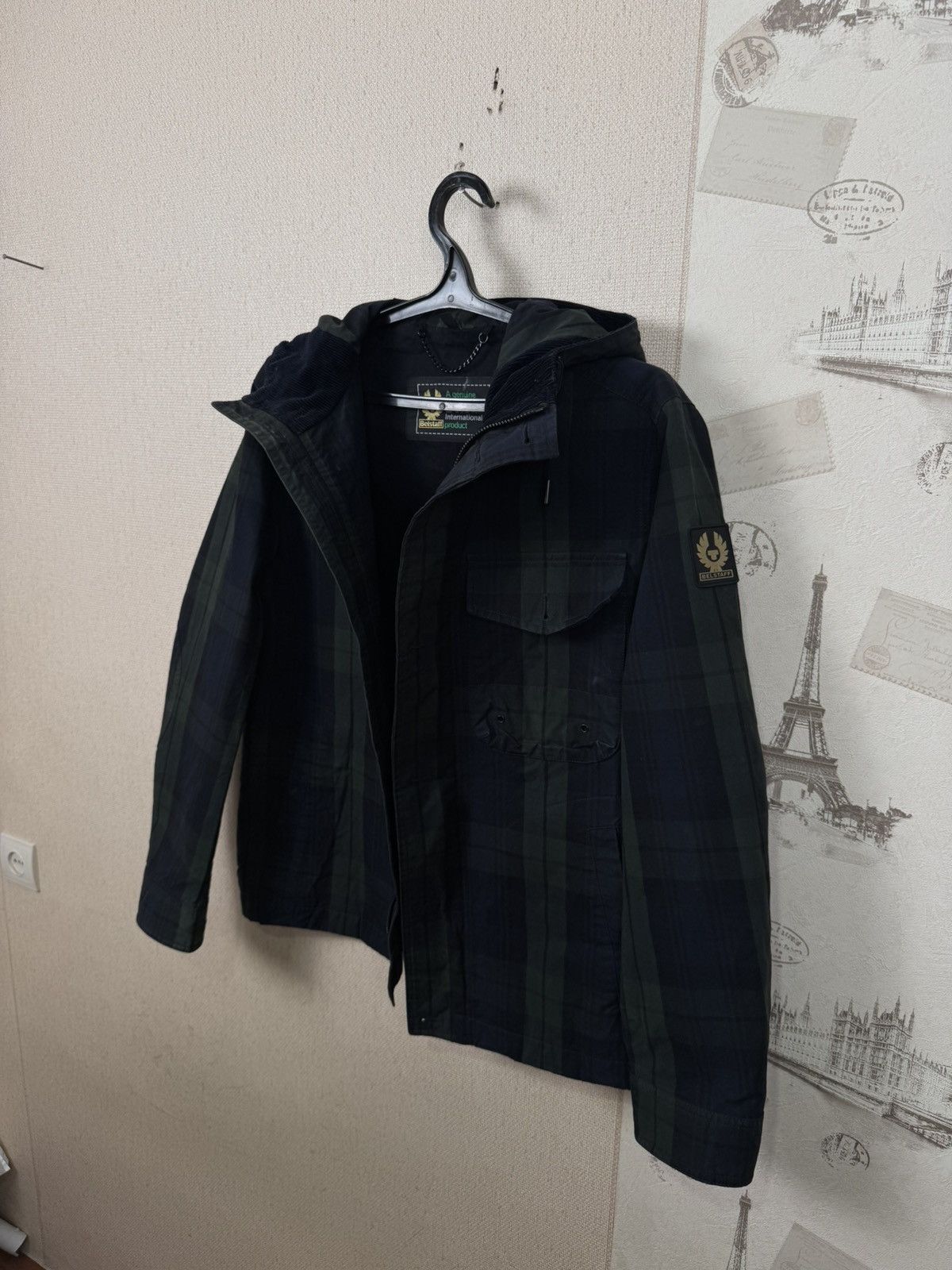 Belstaff Belstaff Watchman Wax Jacket Raincoat Checked Mens M Size US M / EU 48-50 / 2 - 9 Thumbnail