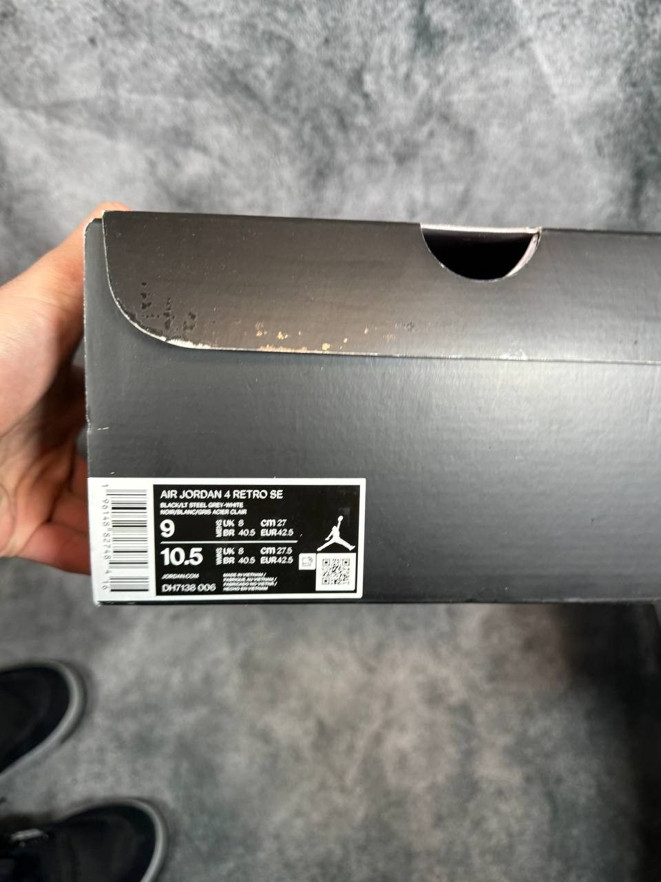 Jordan Brand Size 9 | Jordan 4 Black Canvas With Box | Pre-Owned Size US 9 / EU 42 - 8 Thumbnail