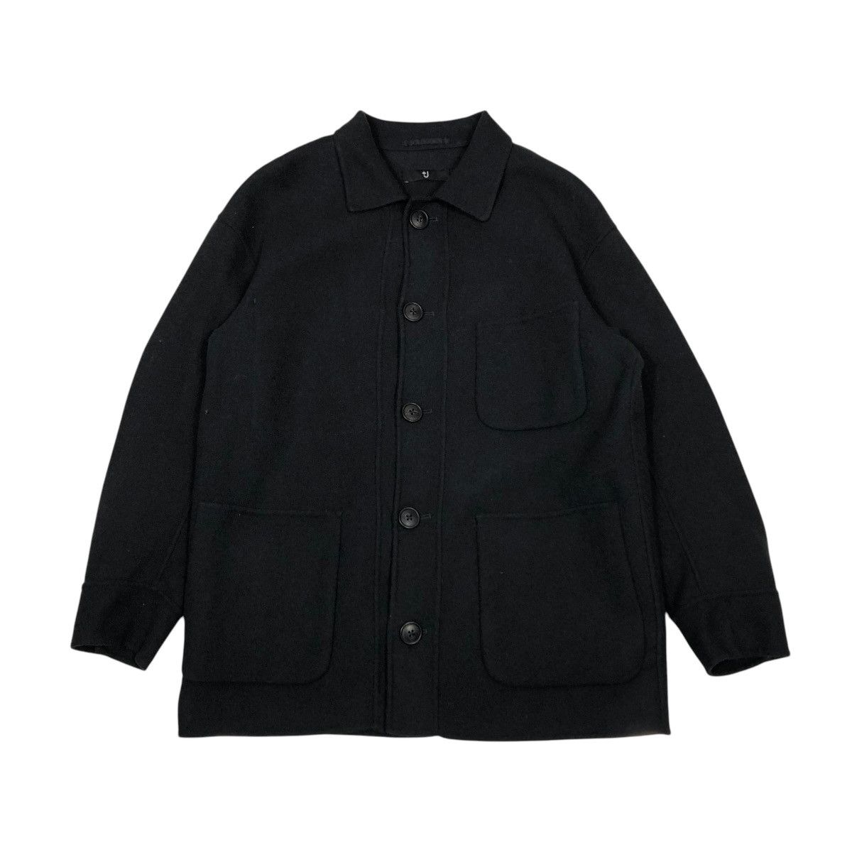 Jil Sander 🔥VINTAGE CHORE JACKET RICH BLACK J+ JILL SANDER UNIQLO Size US XS / EU 42 / 0 - 1 Thumbnail