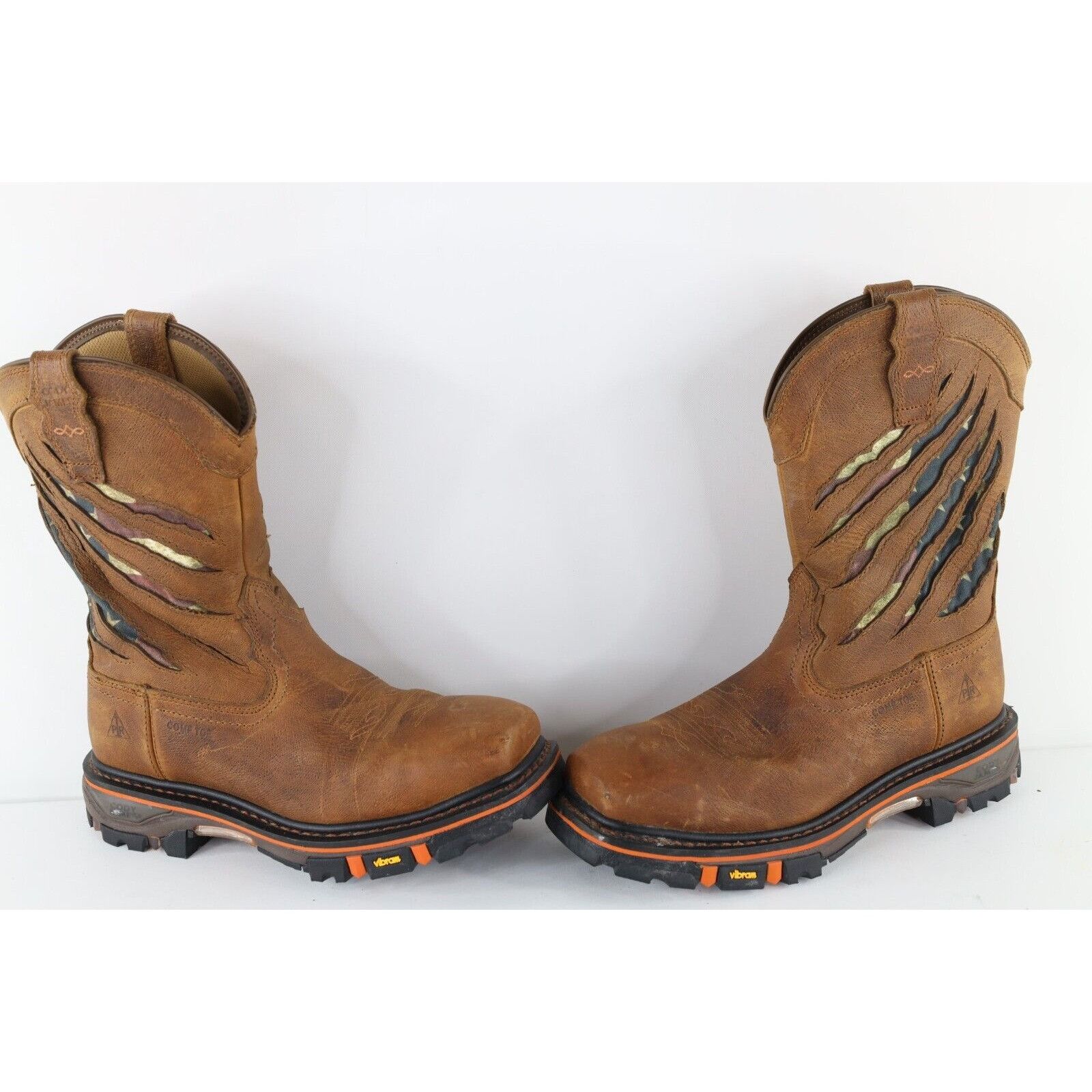 Cody James Cody James USA Flag Leather Composite Toe Western Boots Size US 12 / EU 45 - 1 Thumbnail