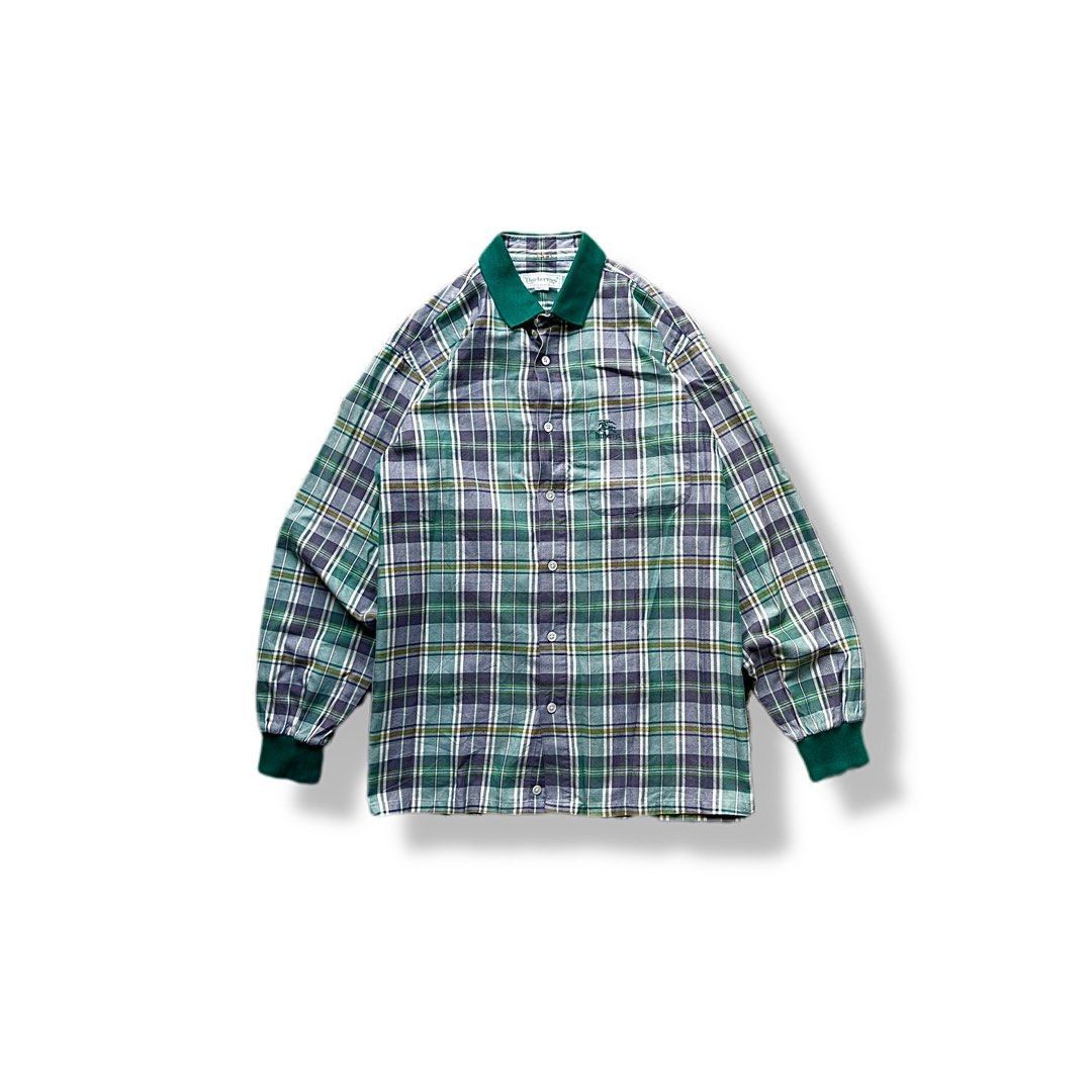 Burberry Vintage Burberry Plaid Polo Shirt Size US M / EU 48-50 / 2 - 1 Thumbnail