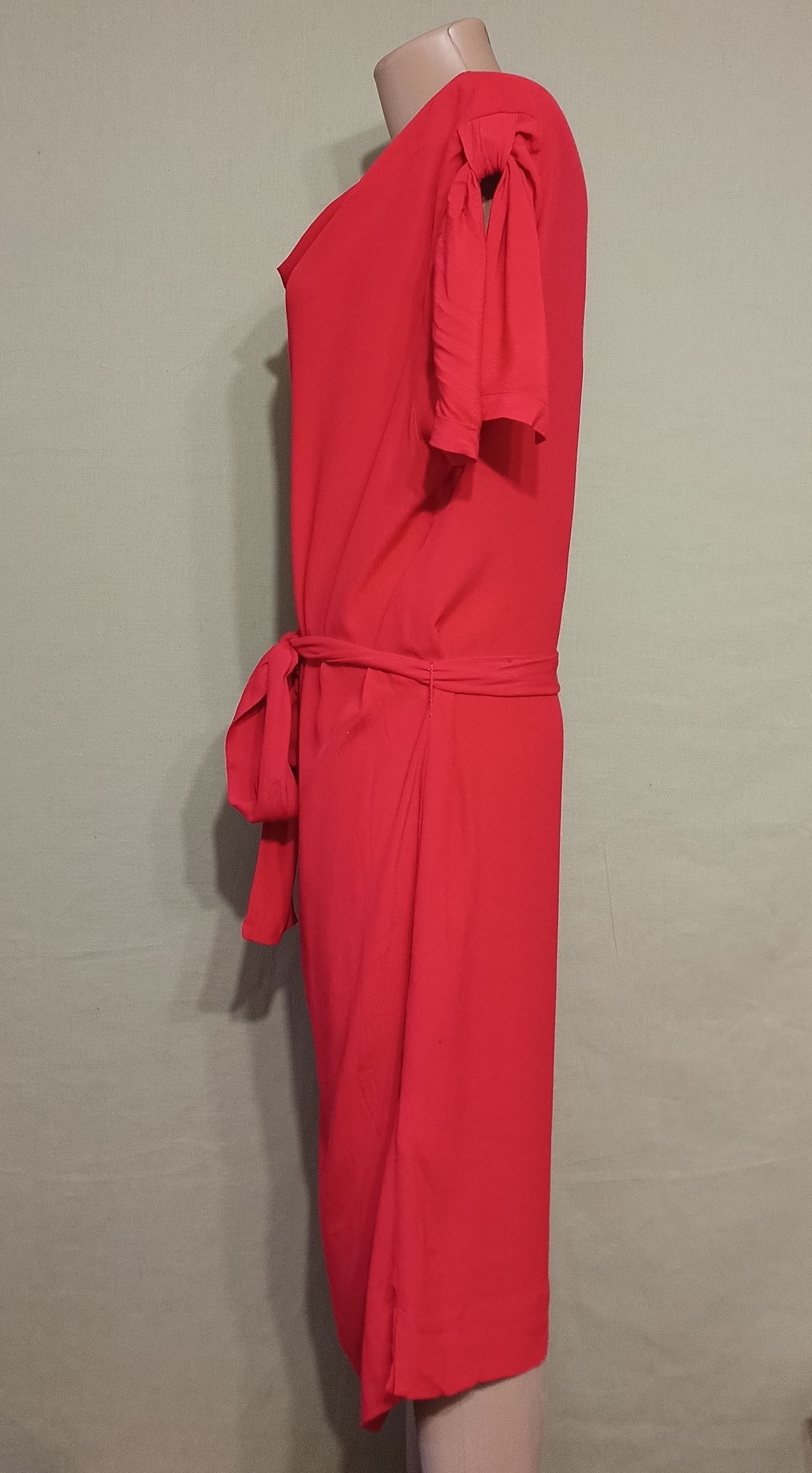 Vivienne Westwood Vivienne Westwood Anglomania Red Elegant Midi Dress IT 42 Size M / US 6-8 / IT 42-44 - 5 Thumbnail