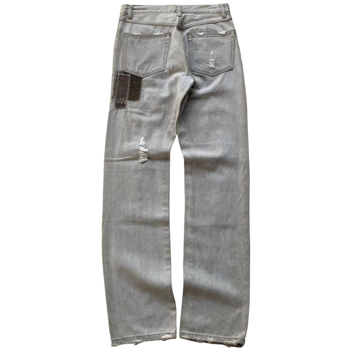 Japanese Brand Rare Japanese Brand In The Attic Leather Patch Mudwash Jeans Size US 30 / EU 46 - 6 Thumbnail