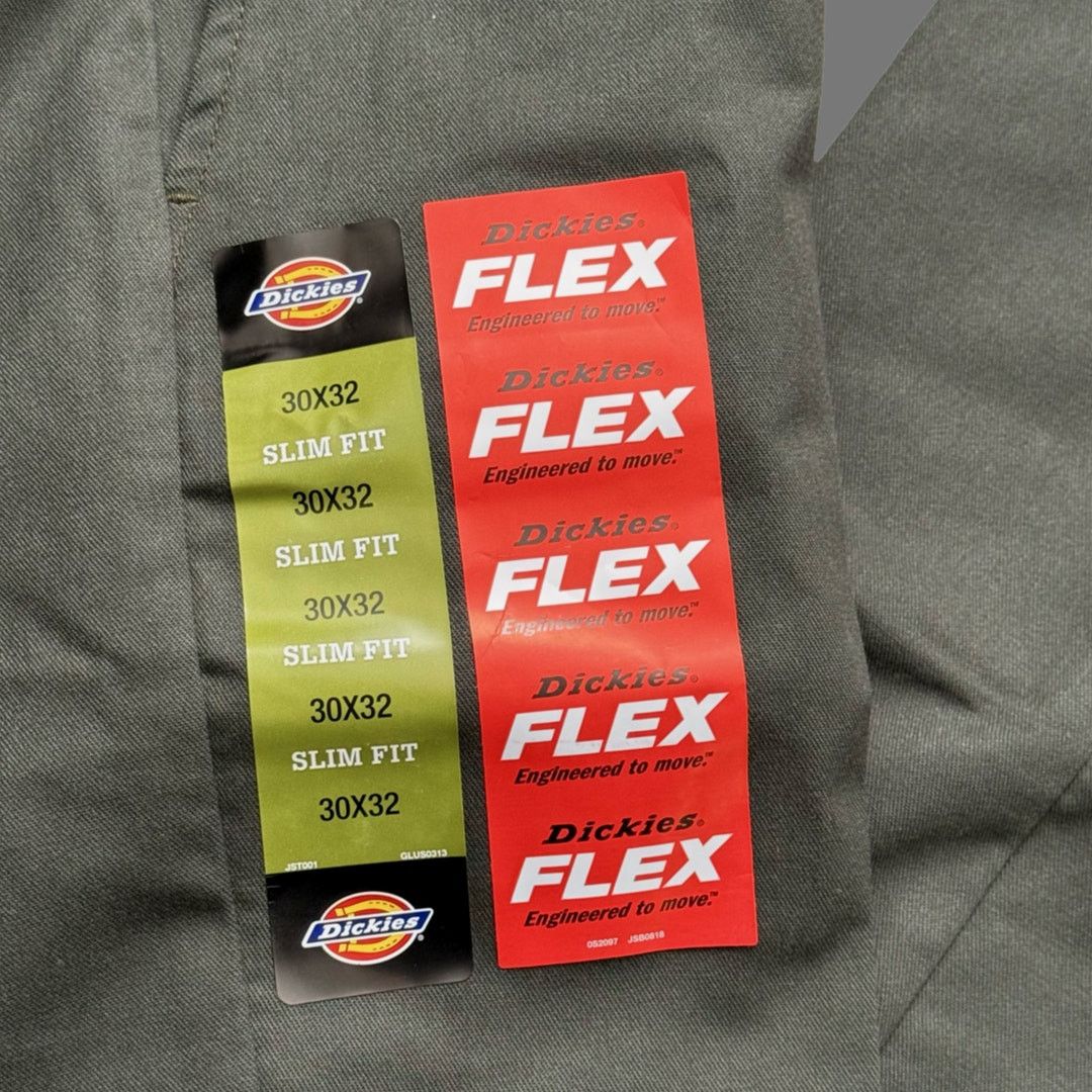 Dickies Dickies Flex Twill Slim Fit Dark Green Work Pant Size 30x32 Size US 30 / EU 46 - 4 Thumbnail