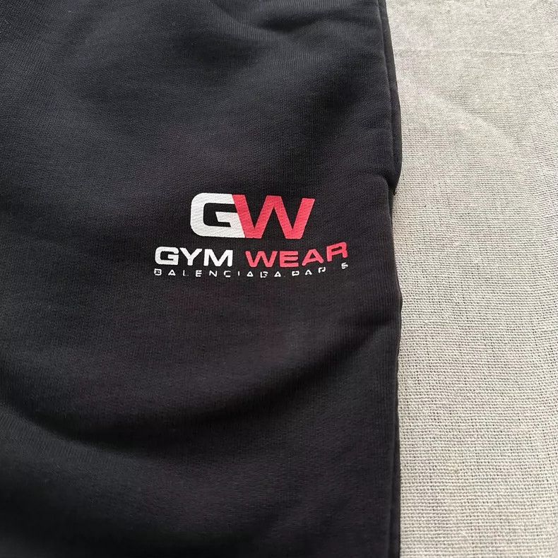 Balenciaga Balenciaga GYM WEAR logo shorts for gym-2505 Size US 26 / EU 42 - 3 Thumbnail