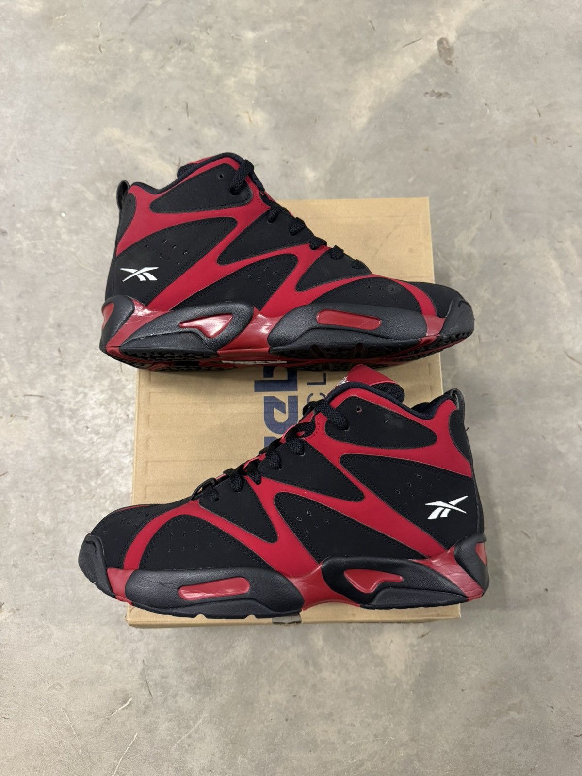 Reebok Reebok Kamikaze 1 Mid Red Black Size 10.5 Size US 10.5 / EU 43-44 - 2 Thumbnail