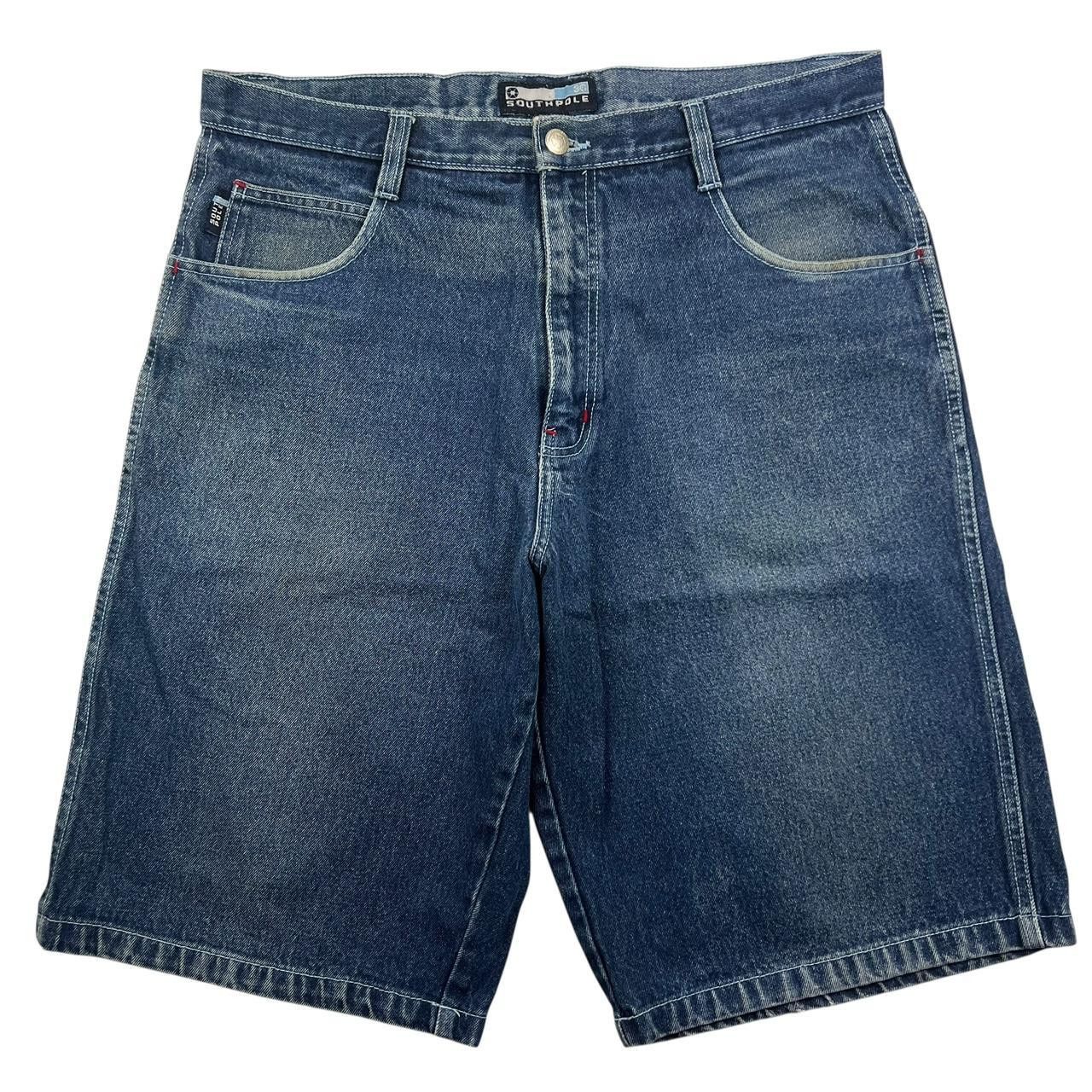 Southpole Vintage Southpole Baggy Denim Shorts / Jorts - Waist: 38” Size US 38 / EU 54 - 2 Thumbnail