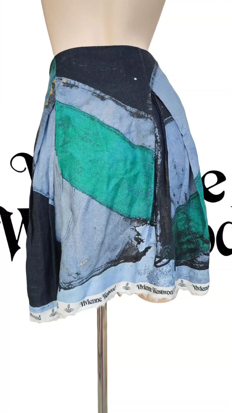 Vivienne Westwood Vivienne Westwood Blue and green skirt Size 25" / US 0 / IT 36 - 3 Thumbnail