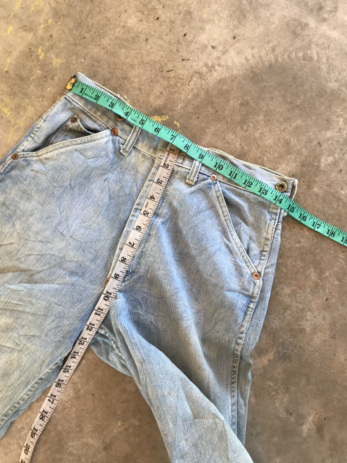 Lee VINTAGE 70s LEE 77 BOSS OF THE ROAD Size US 30 / EU 46 - 17 Thumbnail