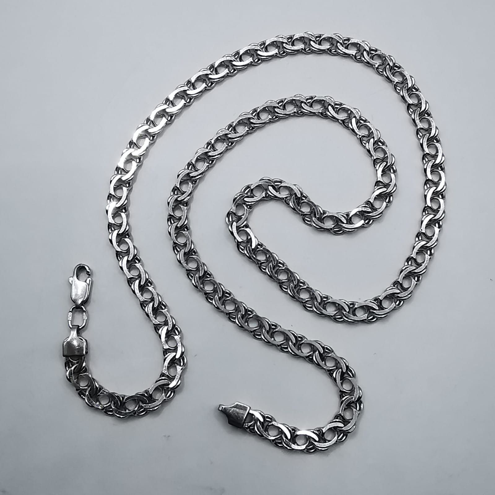 Vintage Jewelry Chain 925 Sterling Silver Signed 25.41g
