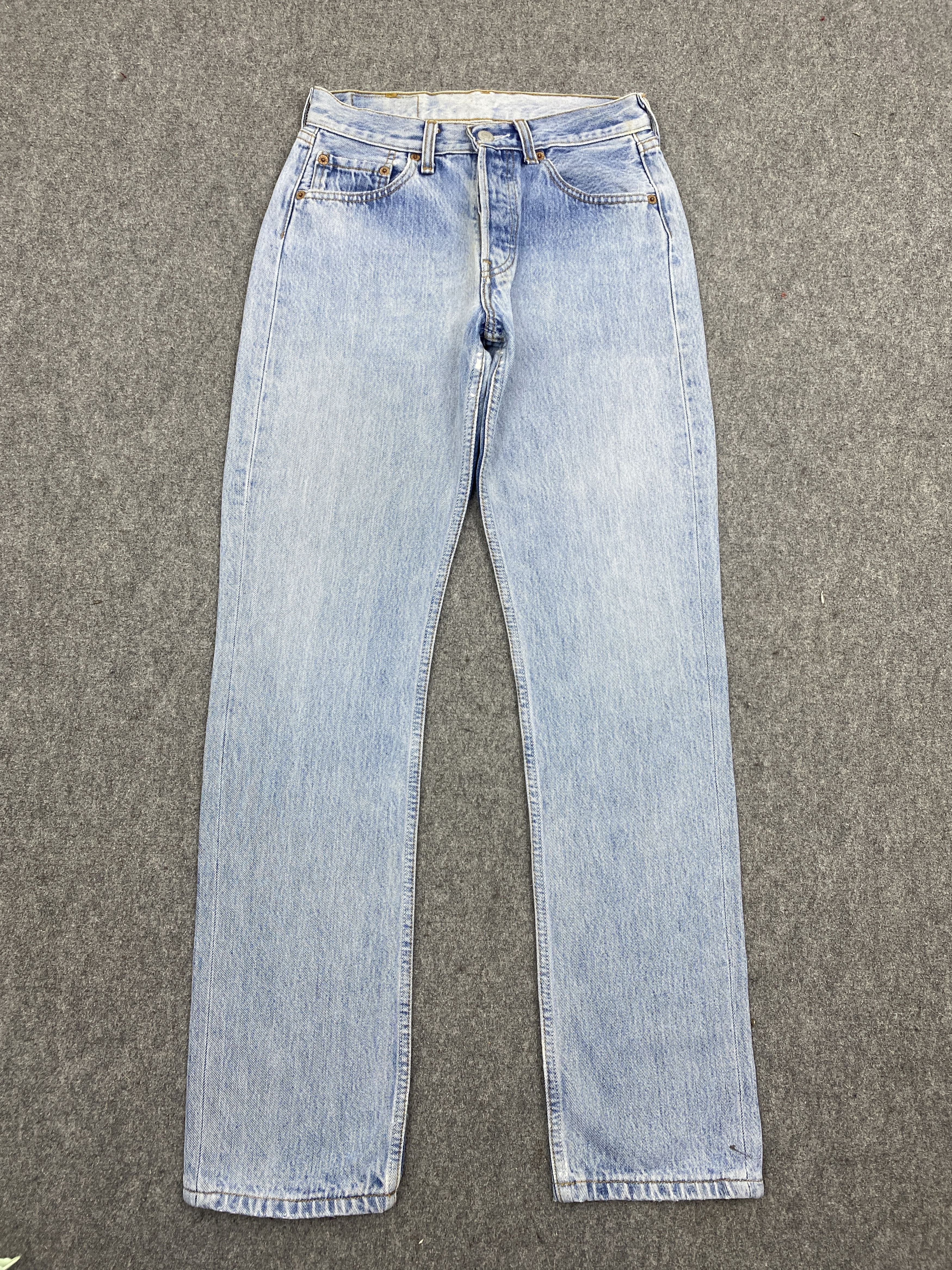 Levi's Faded Blue Vintage Levis 501 Jeans DP2761 Size US 27 - 1 Thumbnail