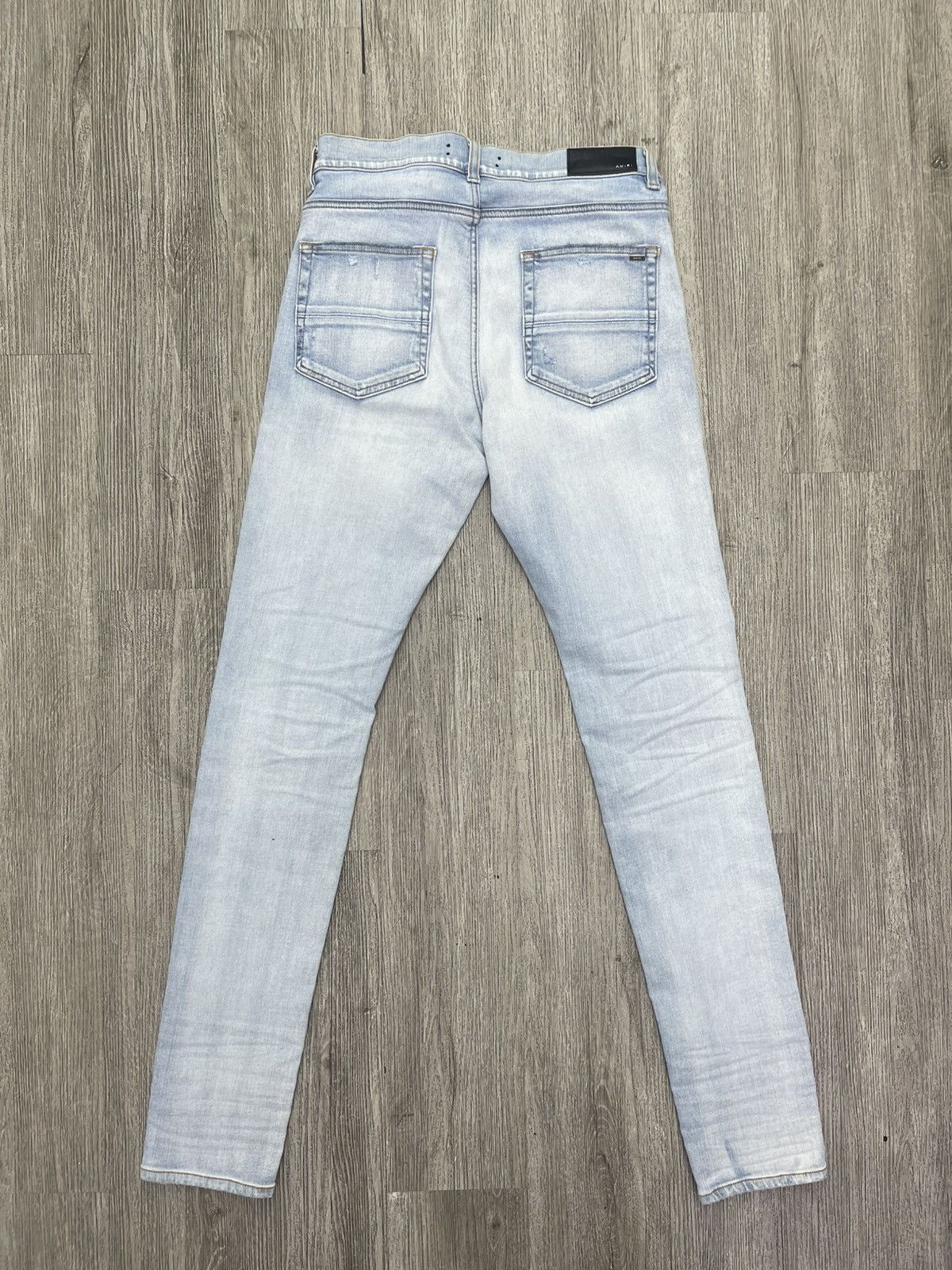 Amiri Amiri Plaid Thrasher jeans (Light blue/Orange) Size US 32 / EU 48 - 2 Thumbnail