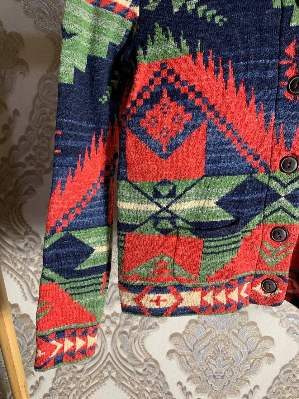 Denim & Supply Ralph Lauren Vintage Polo Ralph Lauren Designer Cardigan Jacket Y2K 90s Size XS / US 0-2 / IT 36-38 - 5 Thumbnail