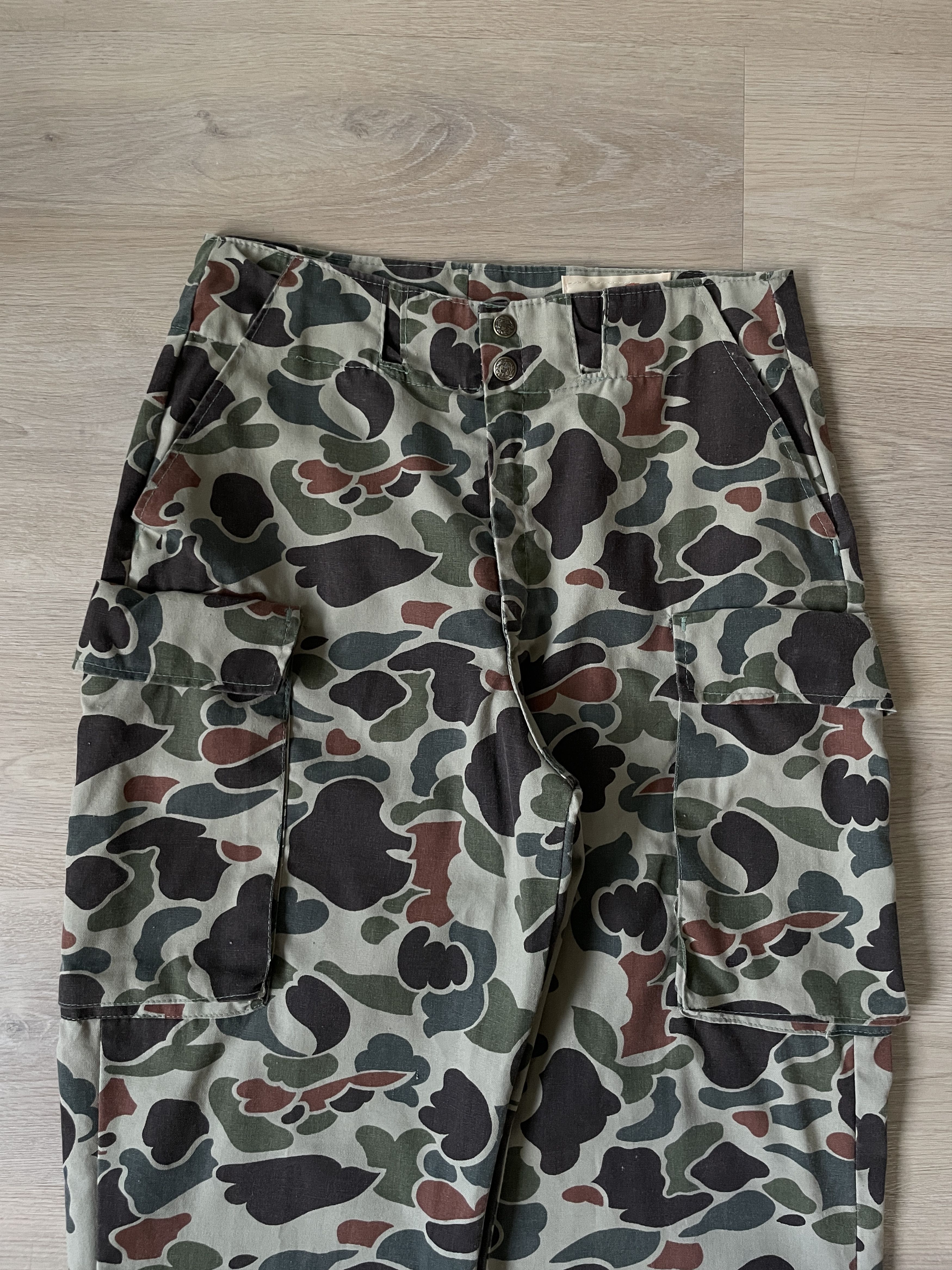 Vintage 90s Faded Duck Camo (Bootcut) Cargo Pants Size US 31 - 5 Thumbnail