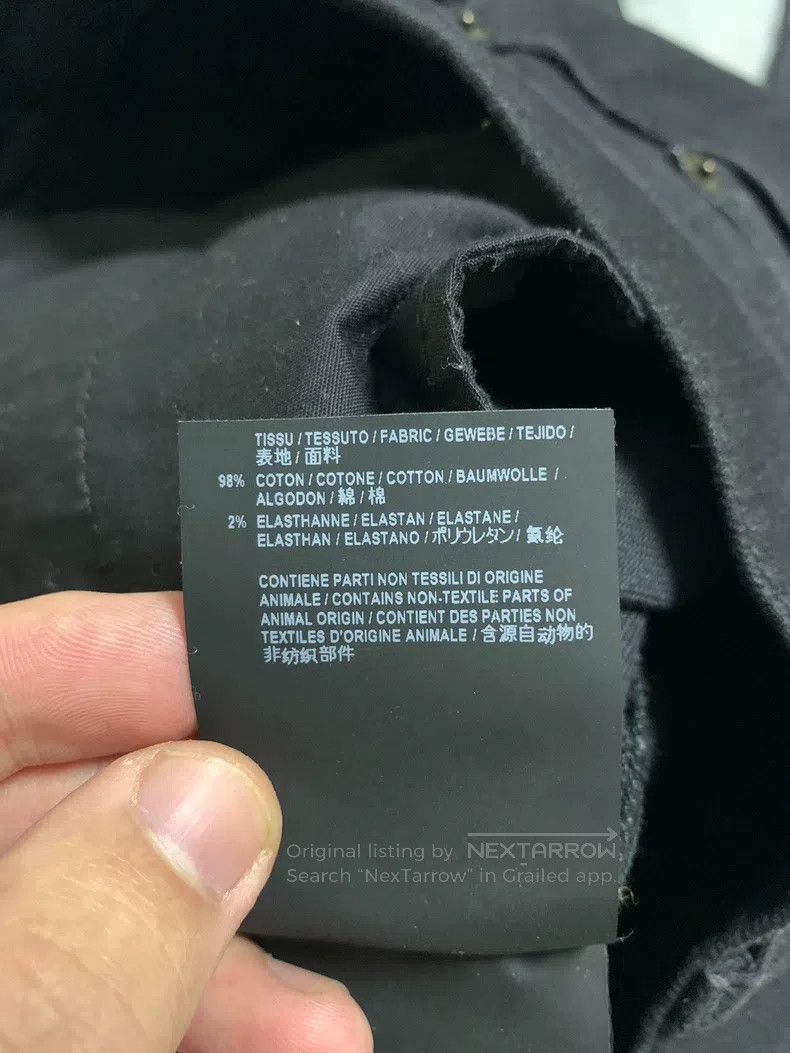 Saint Laurent Paris Saint Laurent Paris Black Basic Denim Pants Size US 33 - 5 Thumbnail