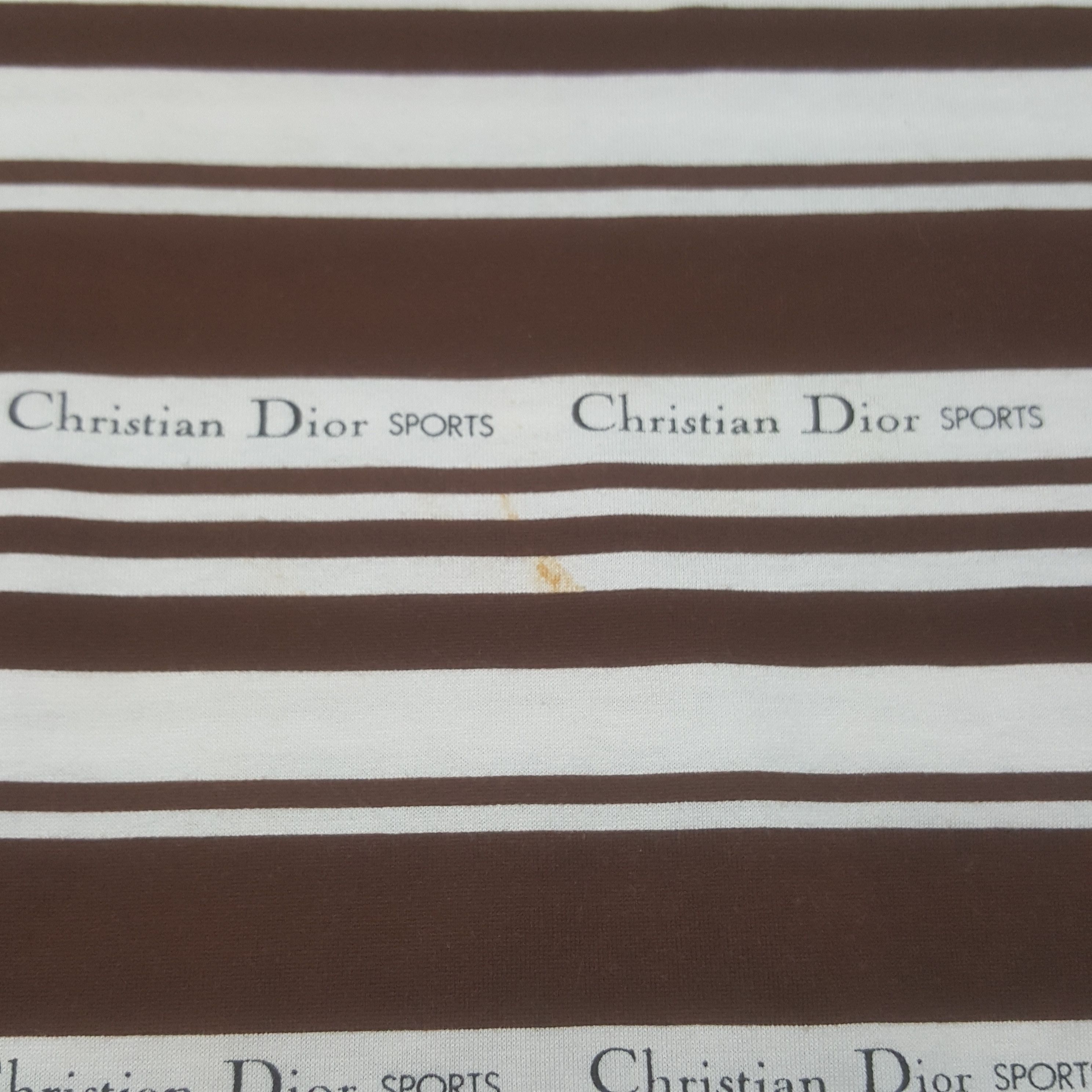 Christian Dior Monsieur × Vintage Vintage Christian Dior Italian Designer Stripe Tshirt Size US S / EU 44-46 / 1 - 10 Thumbnail