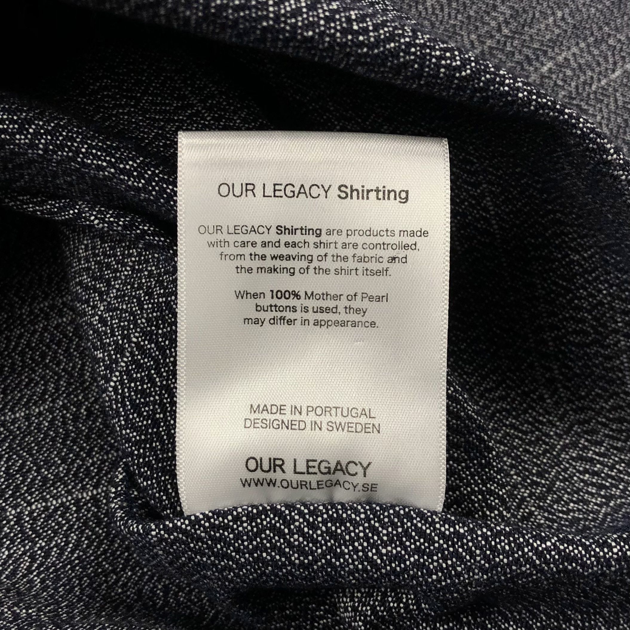 Our Legacy Our Legacy Overshirt Heavy Cotton Button-up Shirt Size US S / EU 44-46 / 1 - 11 Thumbnail