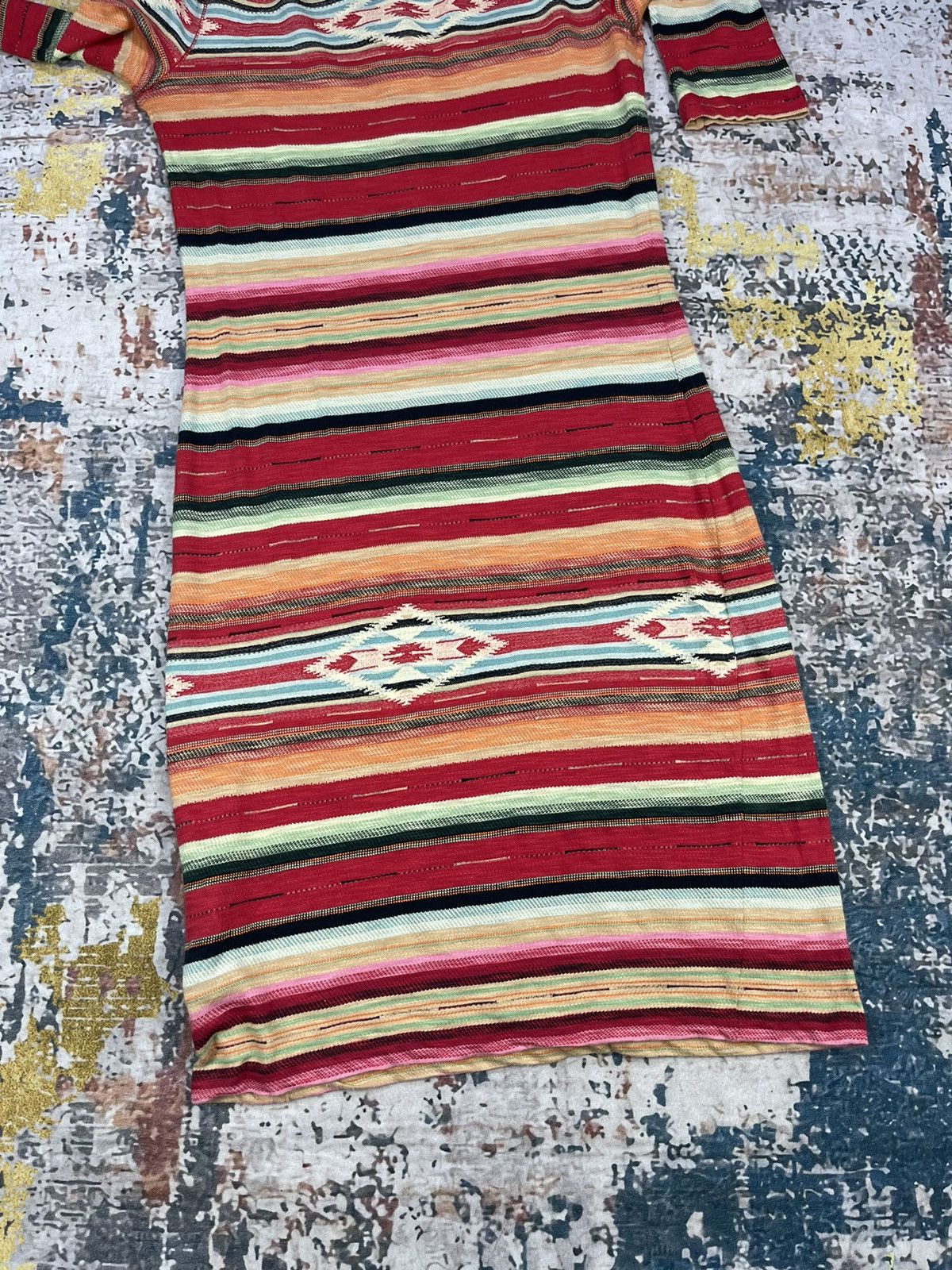 Ralph Lauren Ralph Lauren Native Aztec Midi Dress Size XS / US 0-2 / IT 36-38 - 5 Thumbnail