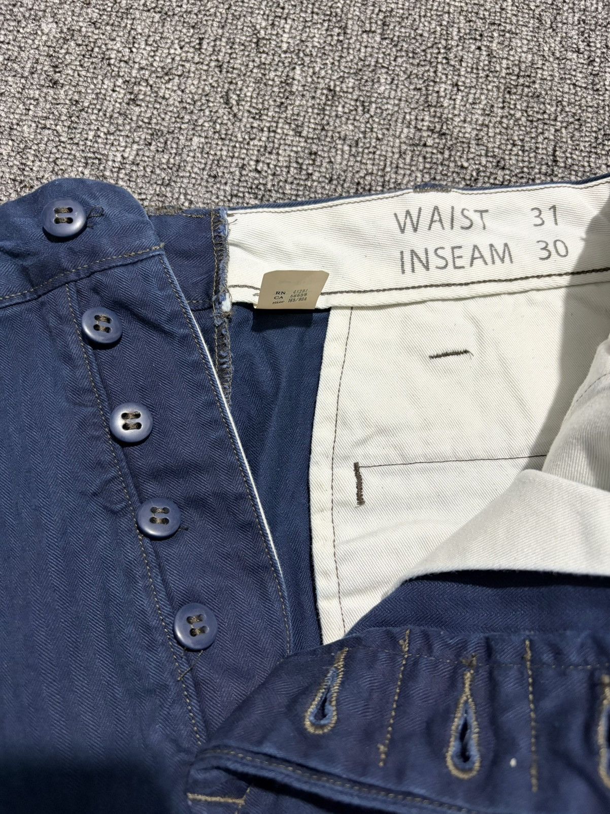 RRL Ralph Lauren Double RL, RRL Herringbone twill field millitary pant Size US 31 - 5 Thumbnail