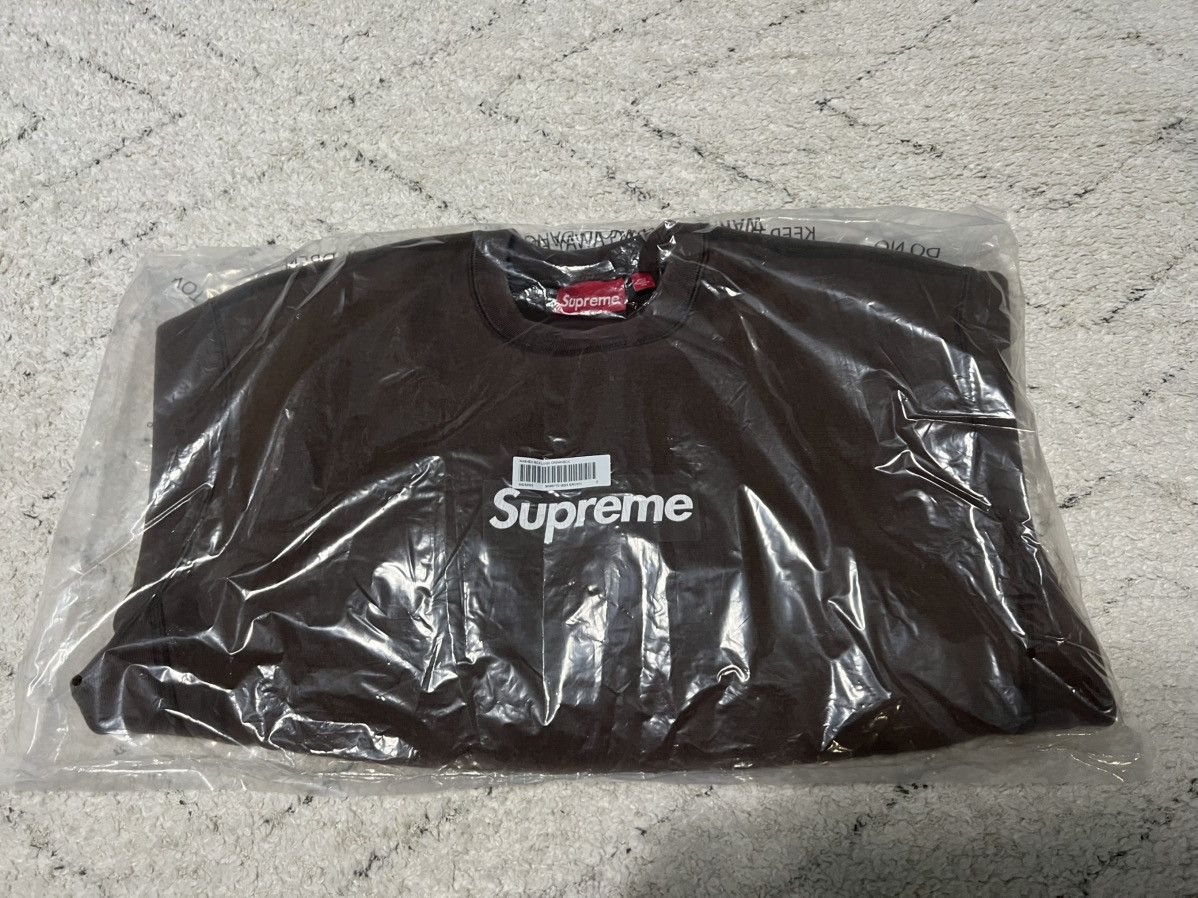 Supreme Washed Box Logo Crewneck 