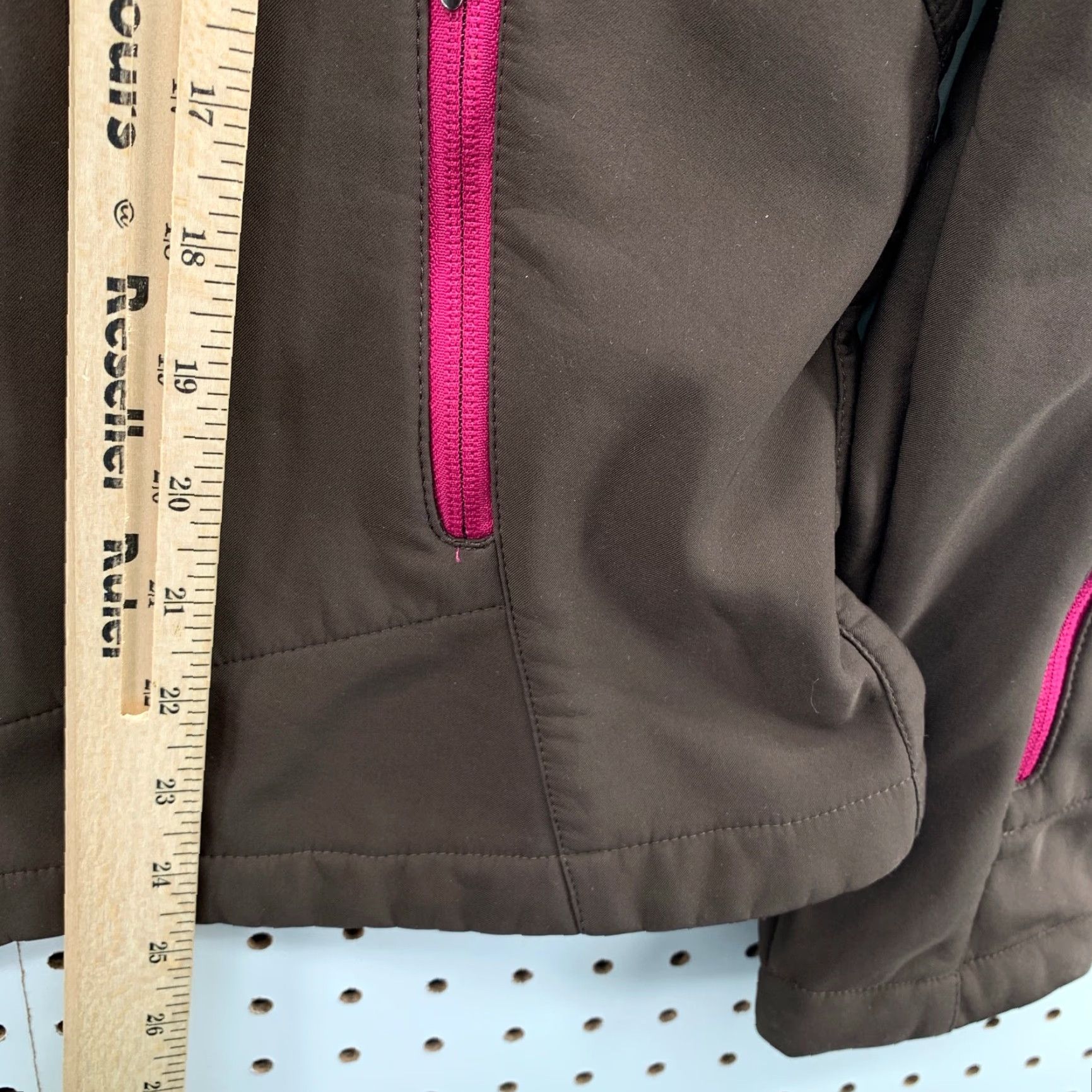 Nike VINTAGE NIKE Windbreaker Jacket Womens L Brown Pink Fleece Lined Full Zip All Seasons USA Womens Size L / US 10 / IT 46 - 7 Thumbnail